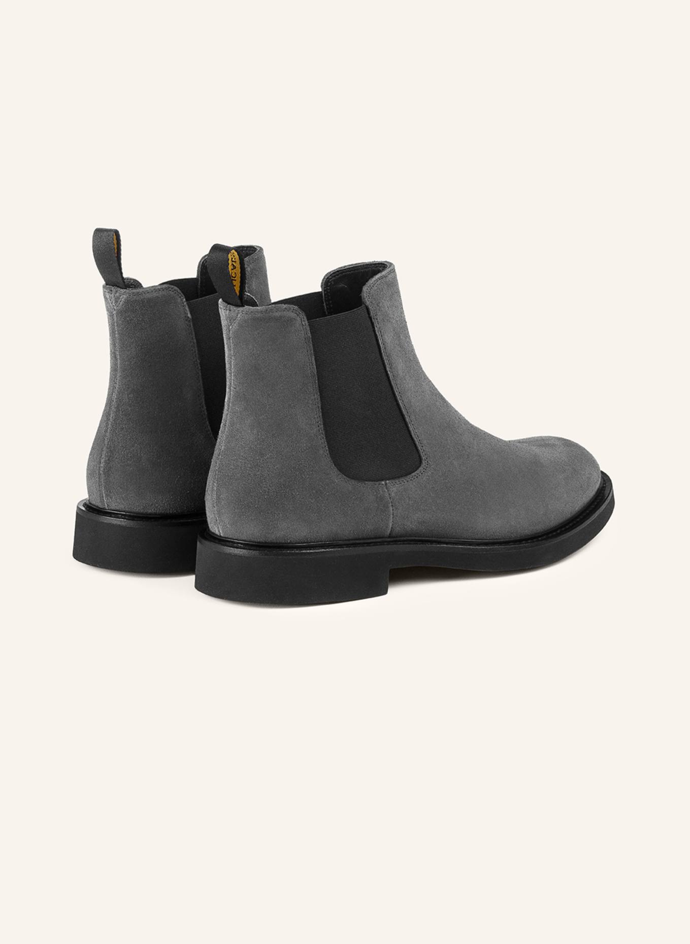 DOUCAL'S Stiefeletten GENOV: DUNKELGRAU / GRAU