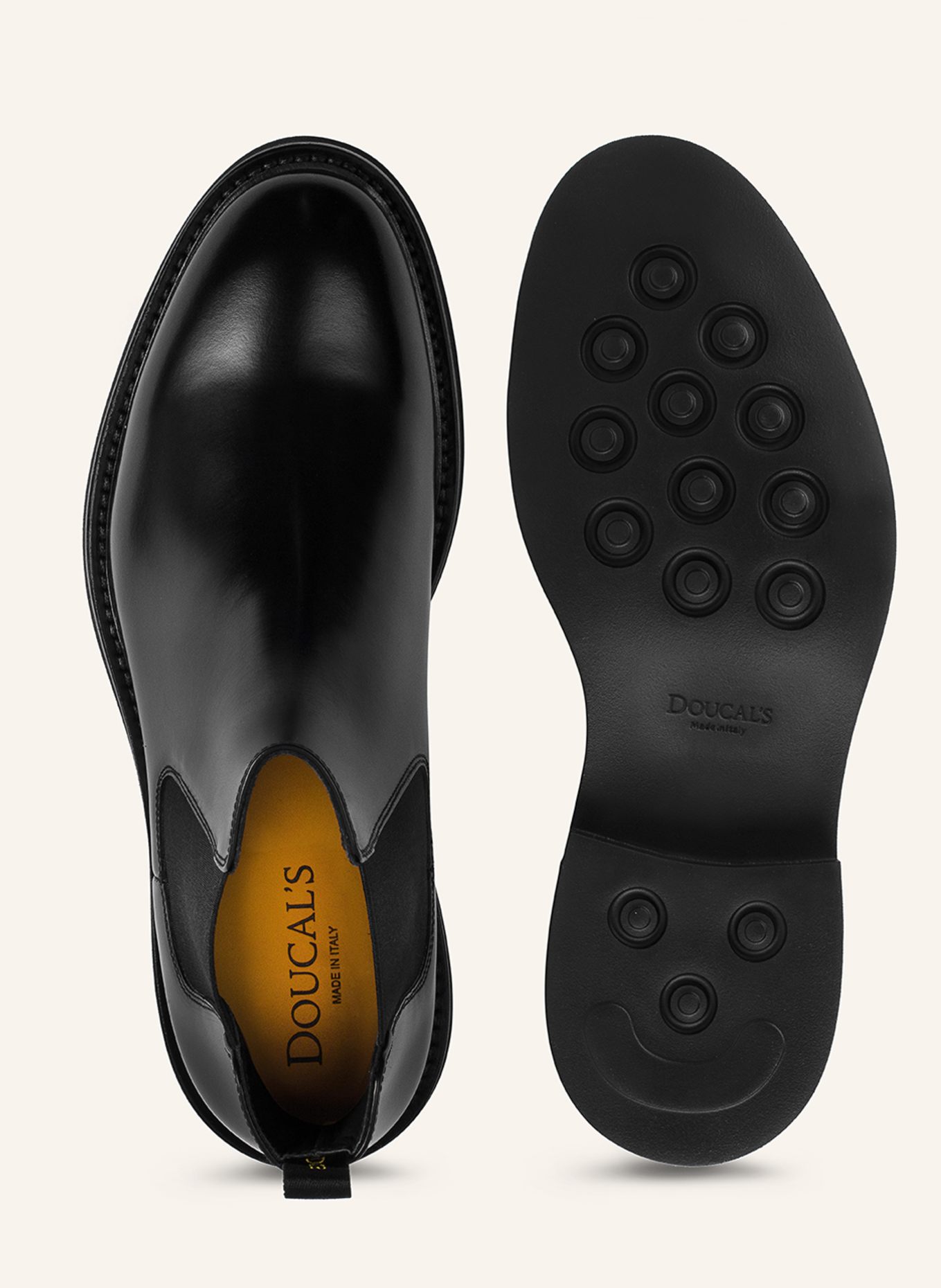 DOUCAL'S Stiefeletten GENOV: SCHWARZ/ GRÜN