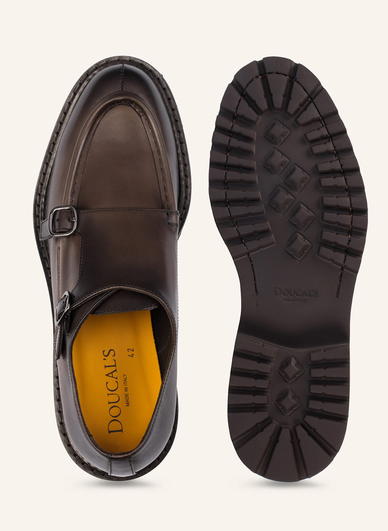 DOUCAL'S Monkstraps PHILA: BRAUN