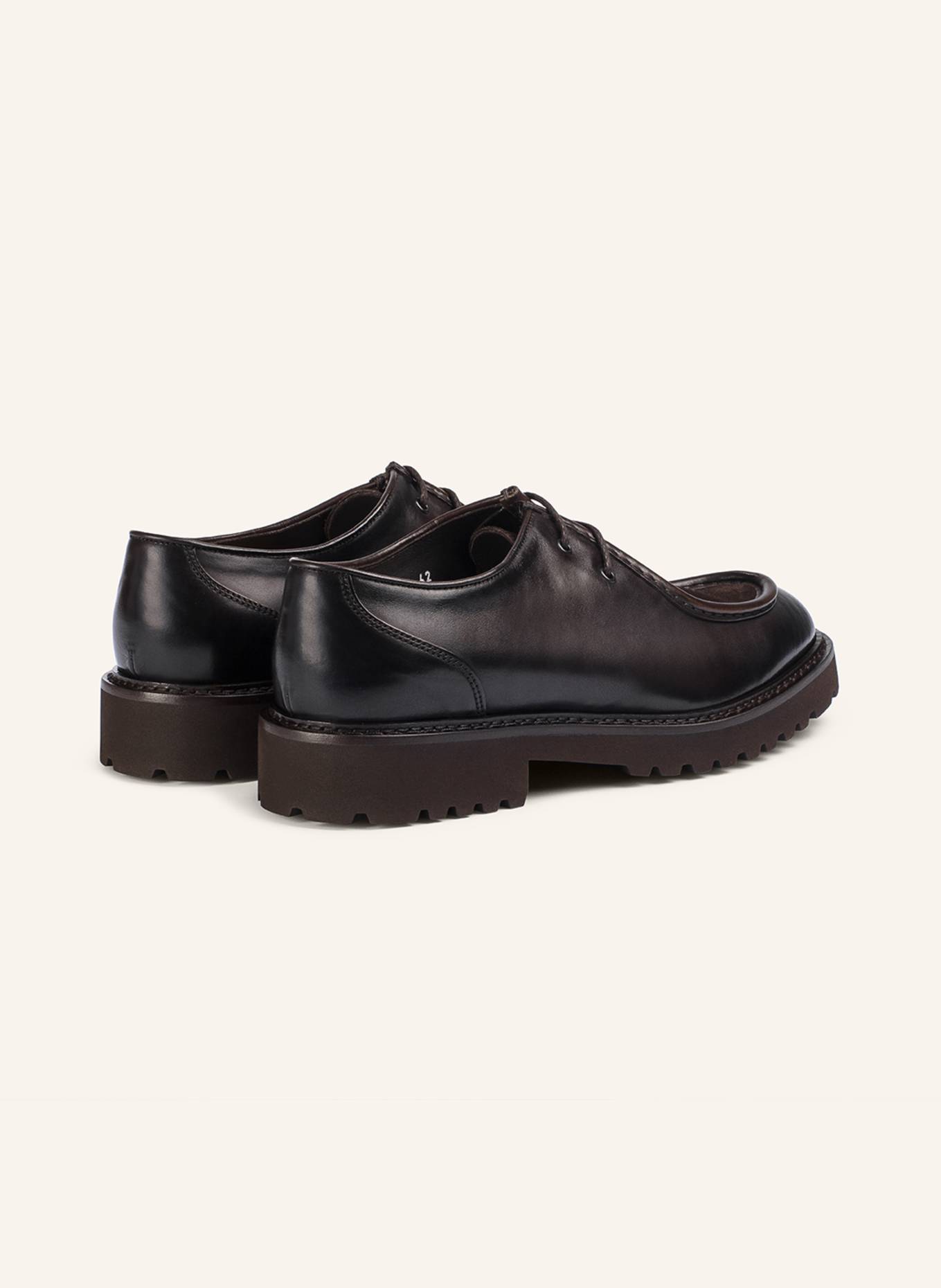 DOUCAL'S Schnürschuhe PHILA: BRAUN