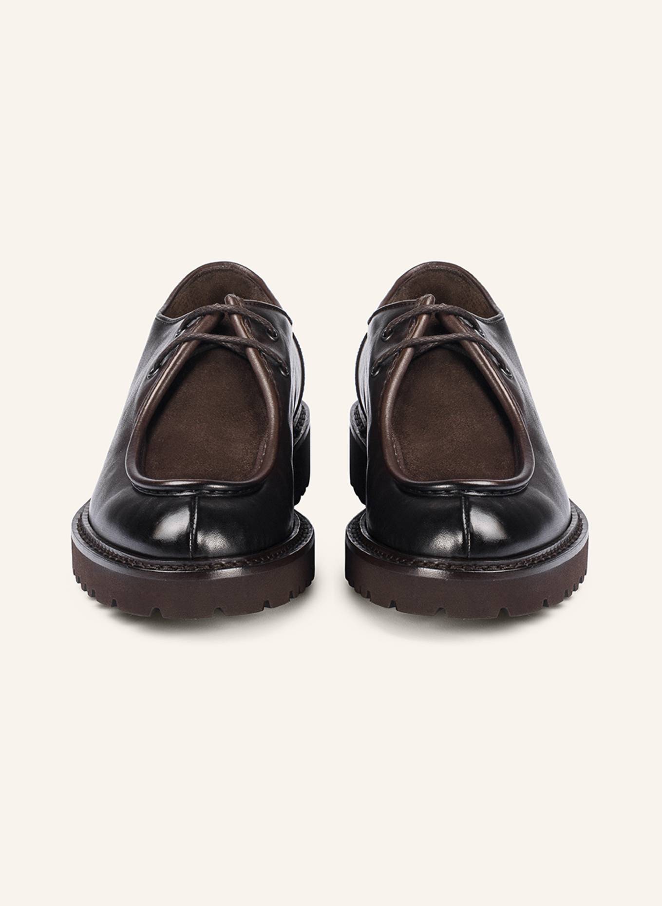 DOUCAL'S Schnürschuhe PHILA: BRAUN