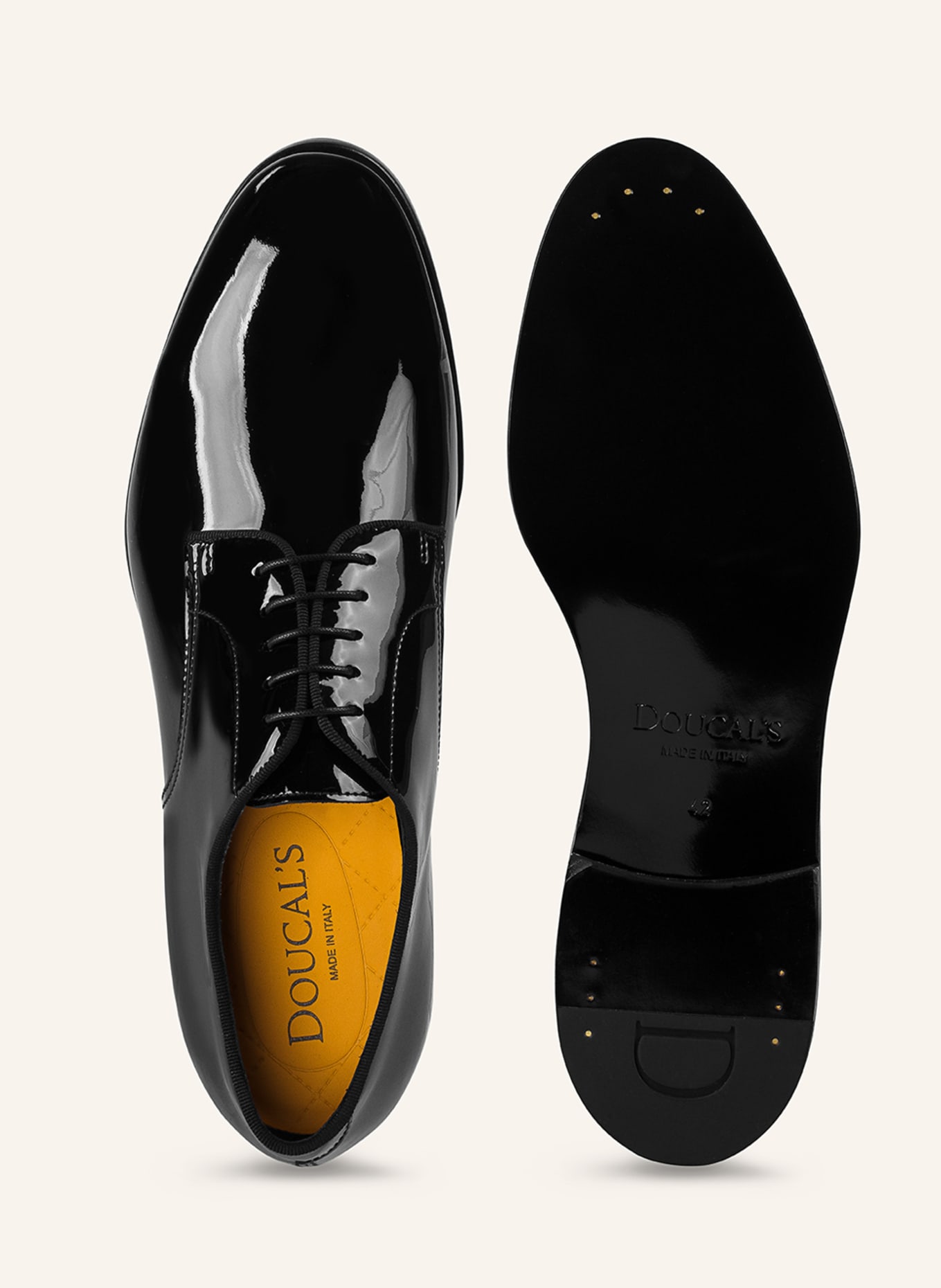 DOUCAL'S Schnürschuhe RENNES: SCHWARZ