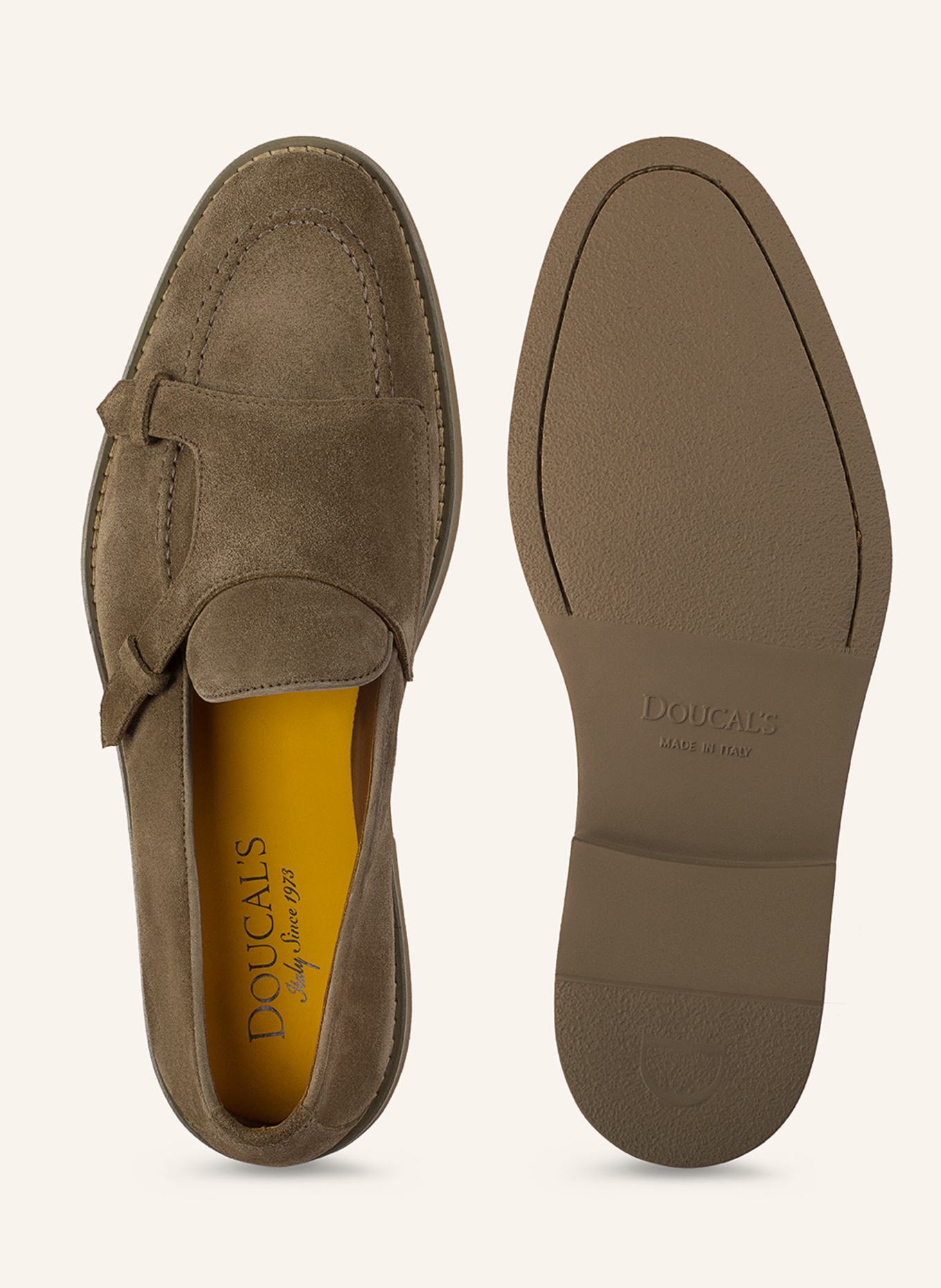 DOUCAL'S Mokassins SALO': HELLBRAUN