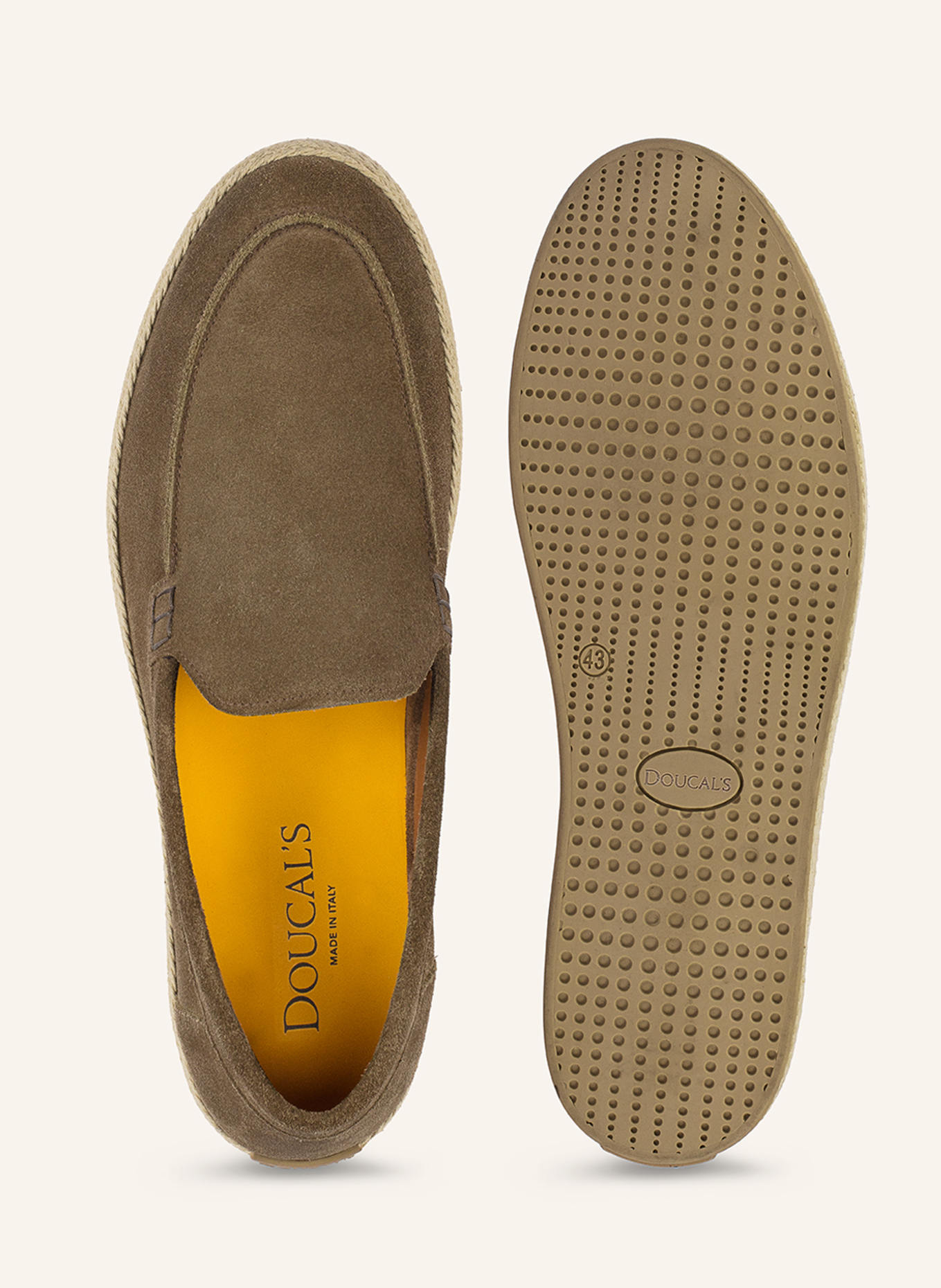 DOUCAL'S Espadrilles MALN: BRAUN