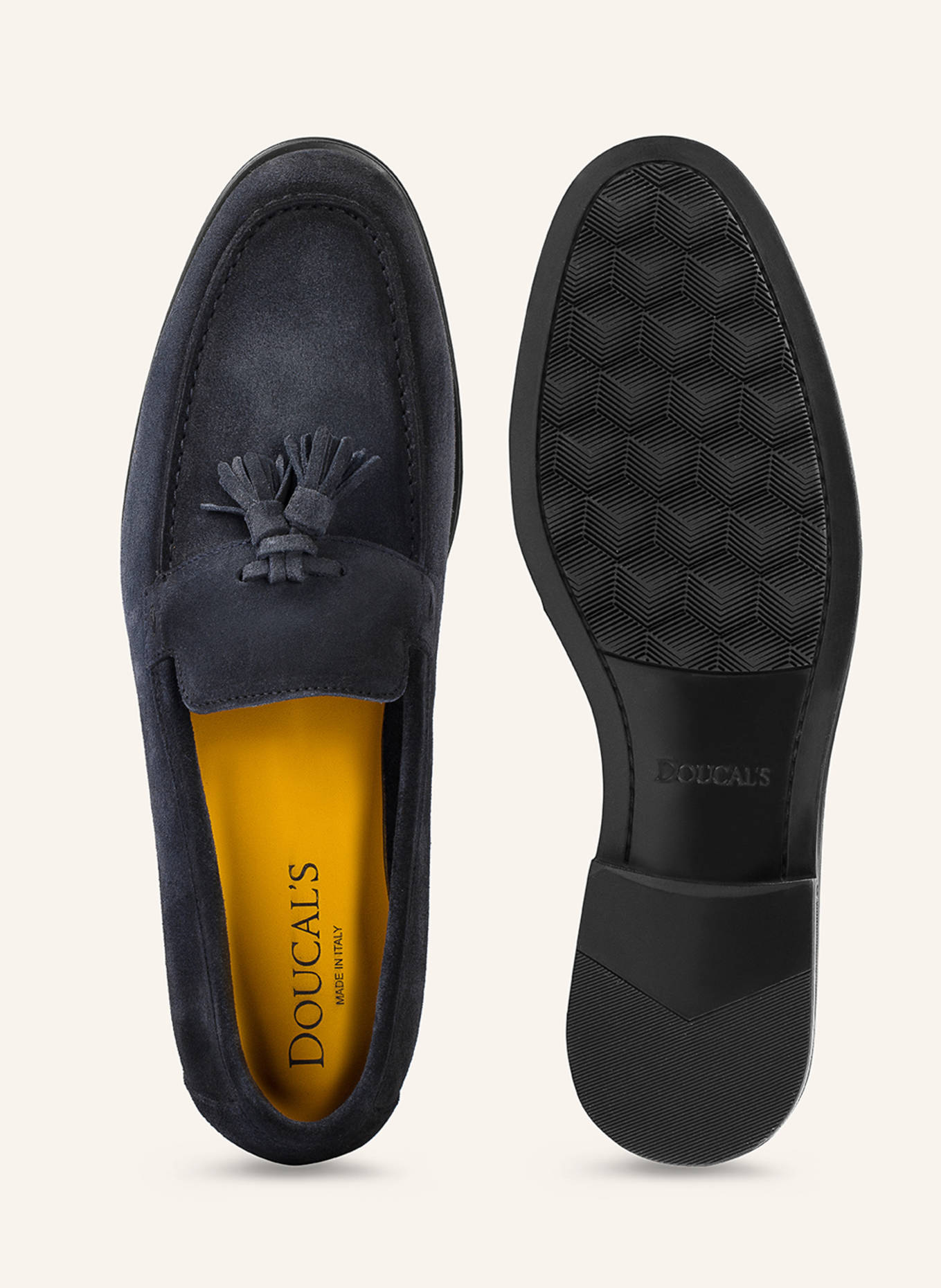 DOUCAL'S Mokassins NOTTINGHAM: BLAU