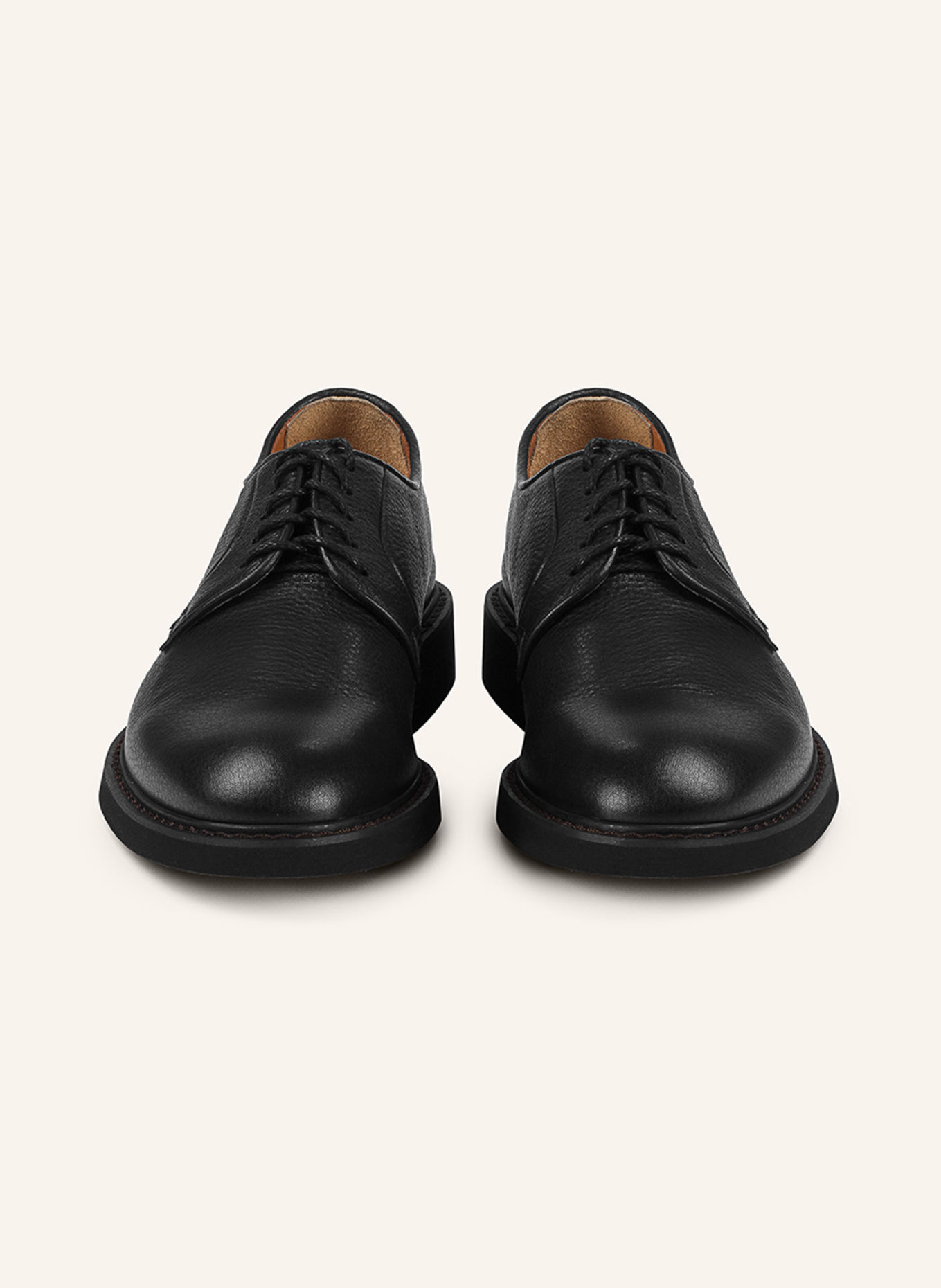 DOUCAL'S Schnürschuhe ROBERT: SCHWARZ