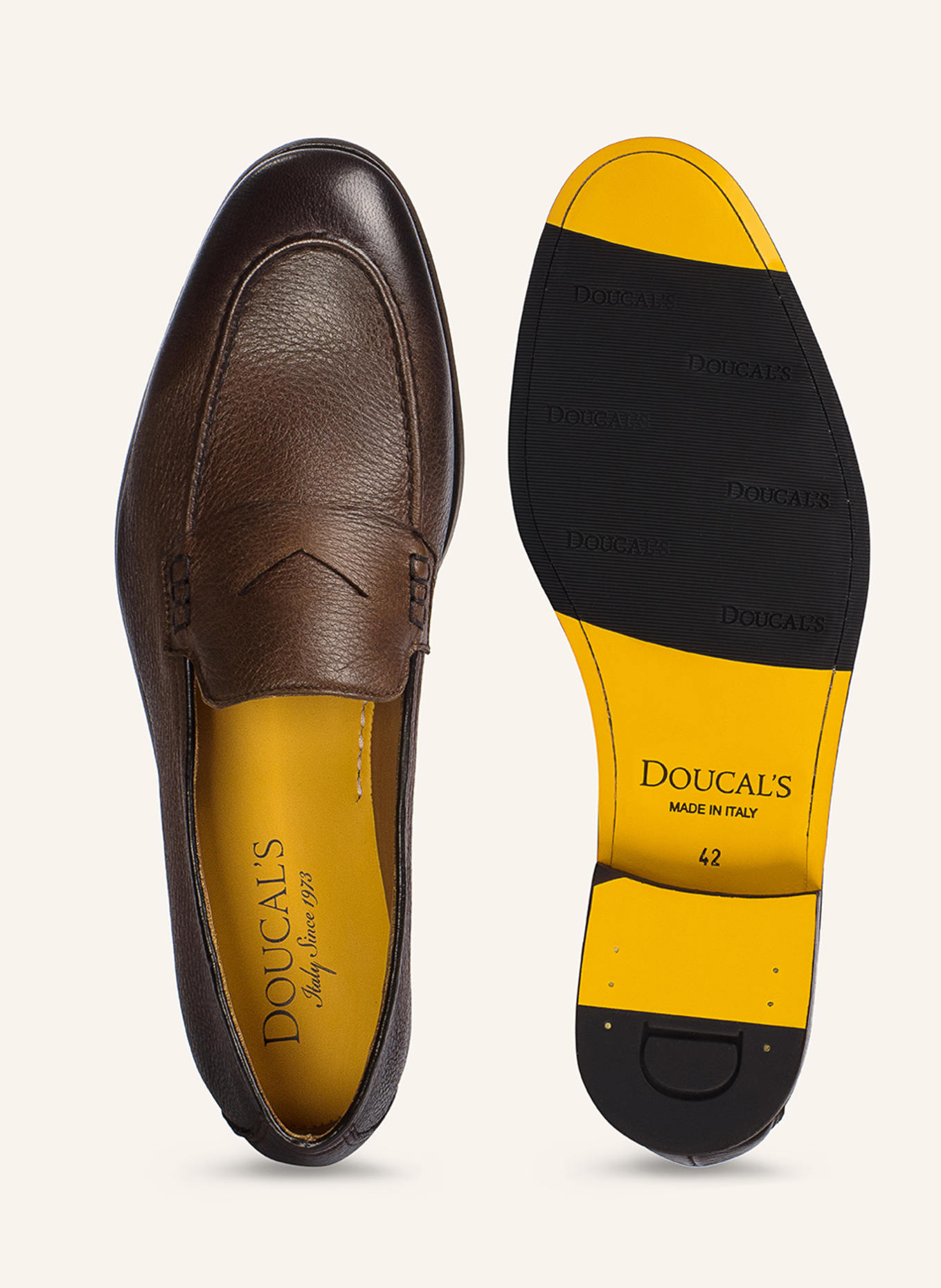 DOUCAL'S Mokassins PANAREA: BRAUN