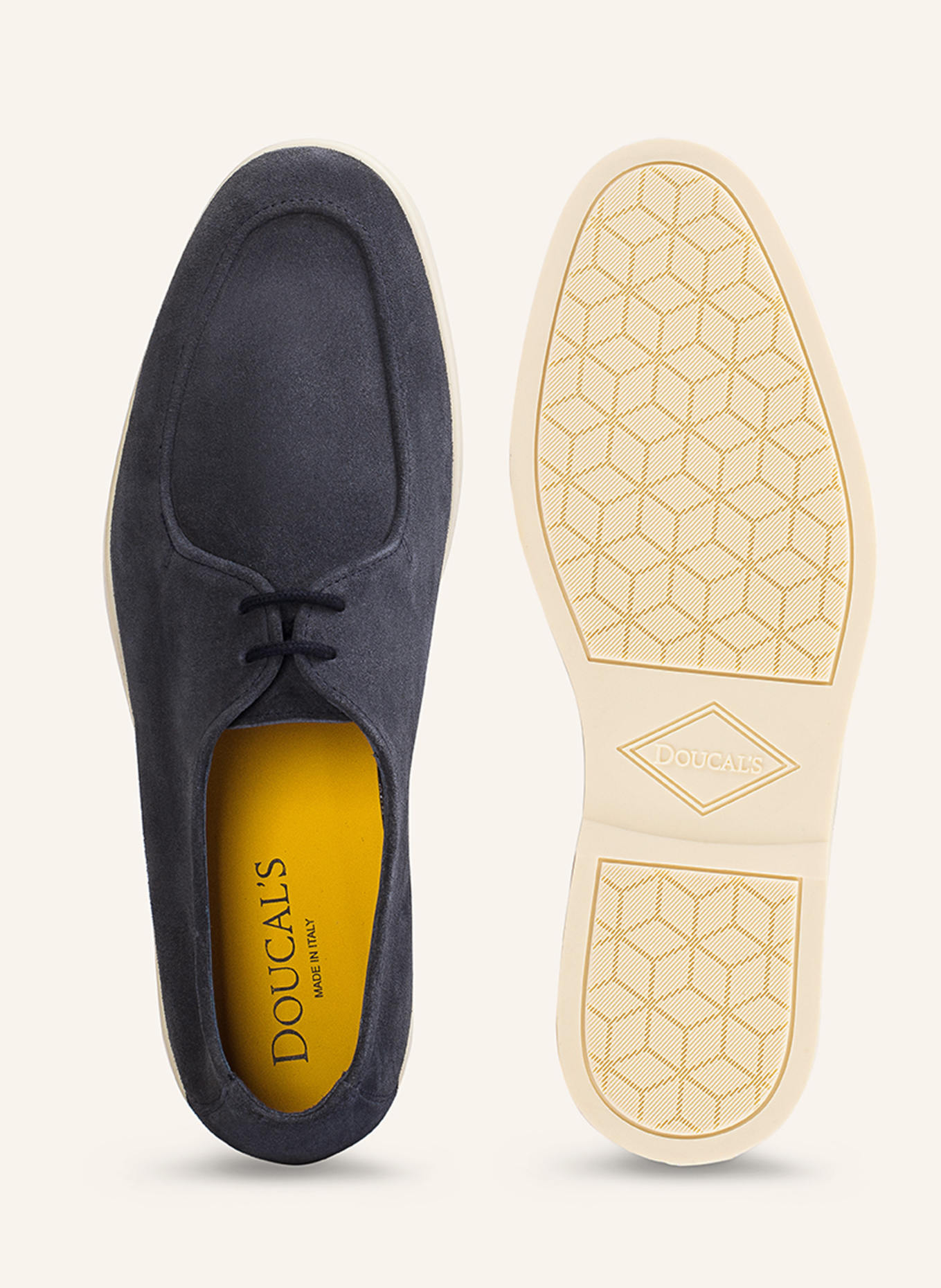 DOUCAL'S Schnürschuhe NEWMAN: BLAU