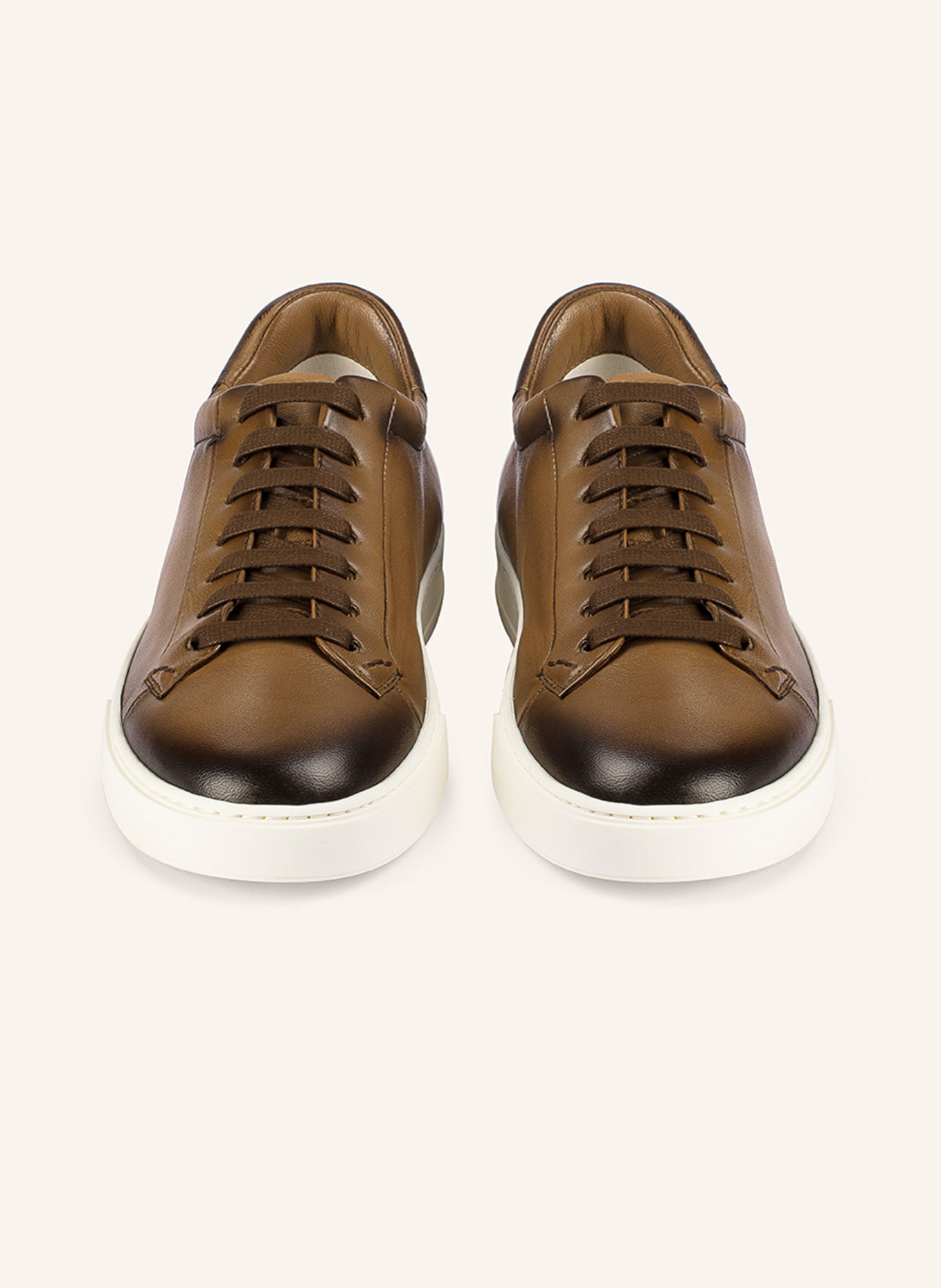 DOUCAL'S Sneakers SPENCER: BEIGE / HELLBRAUN / GELB