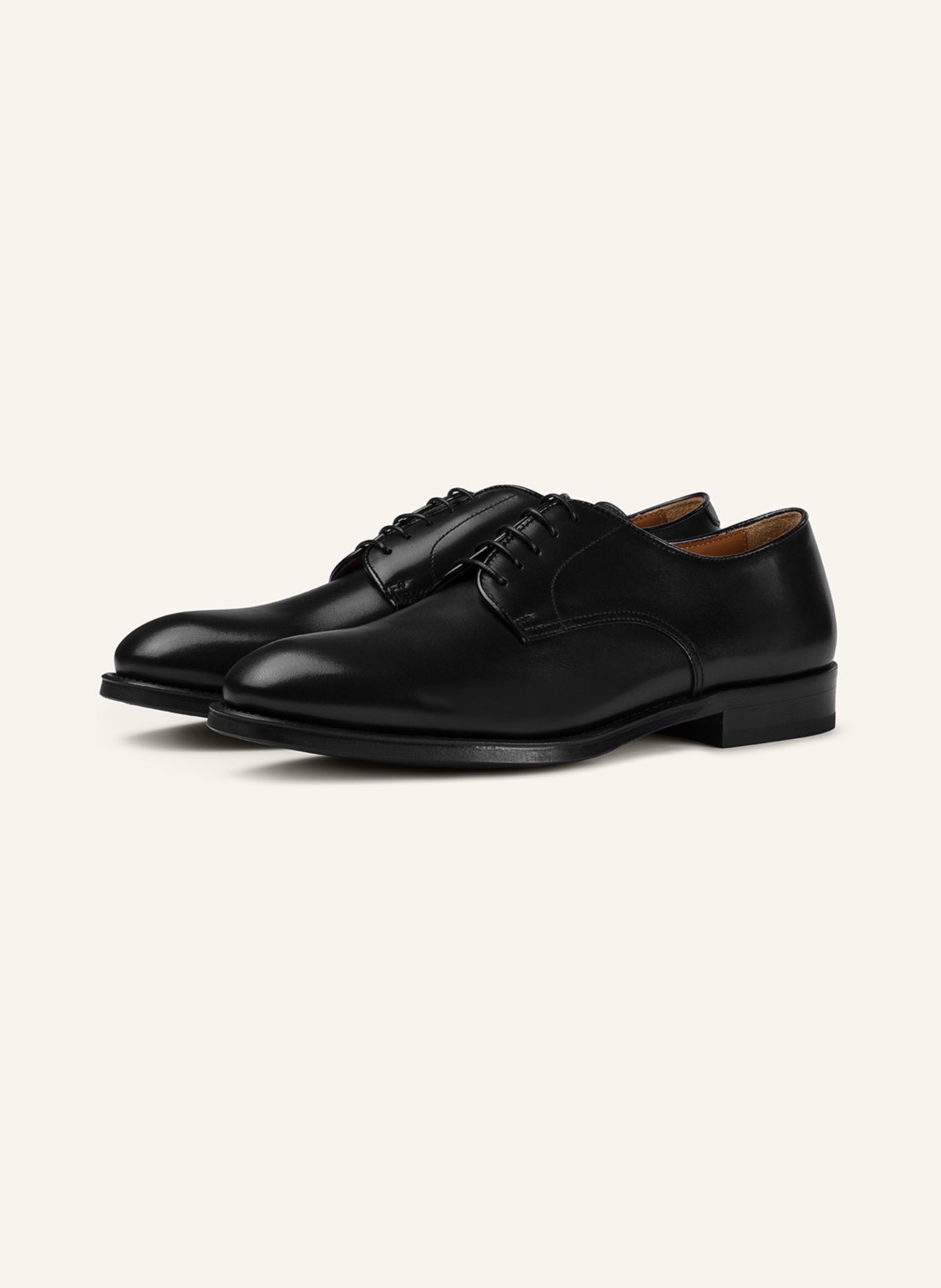 DOUCAL'S Schnürschuhe ORVIETO: SCHWARZ