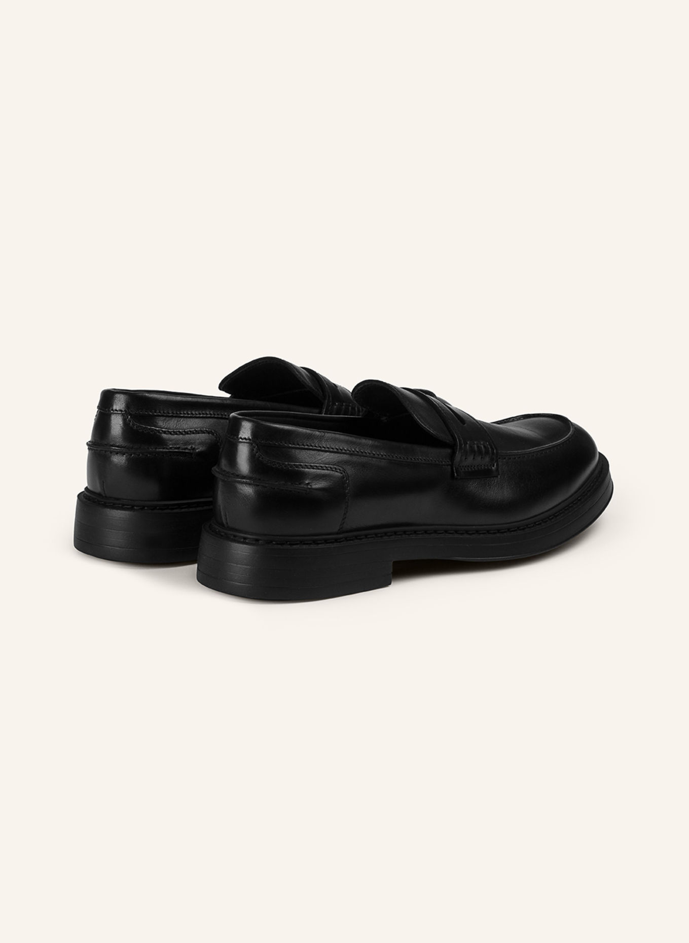 DOUCAL'S Mokassins BRUGE XL: SCHWARZ