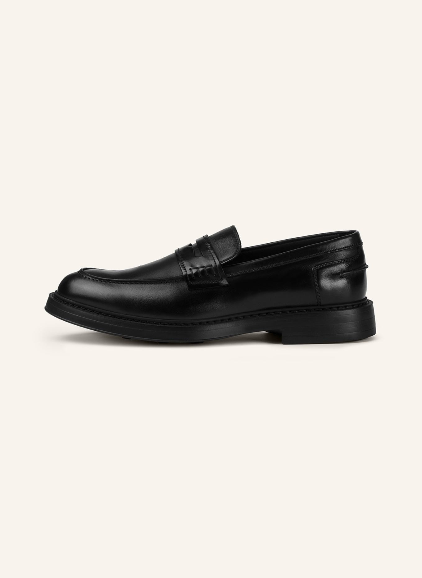 DOUCAL'S Mokassins BRUGE XL: SCHWARZ