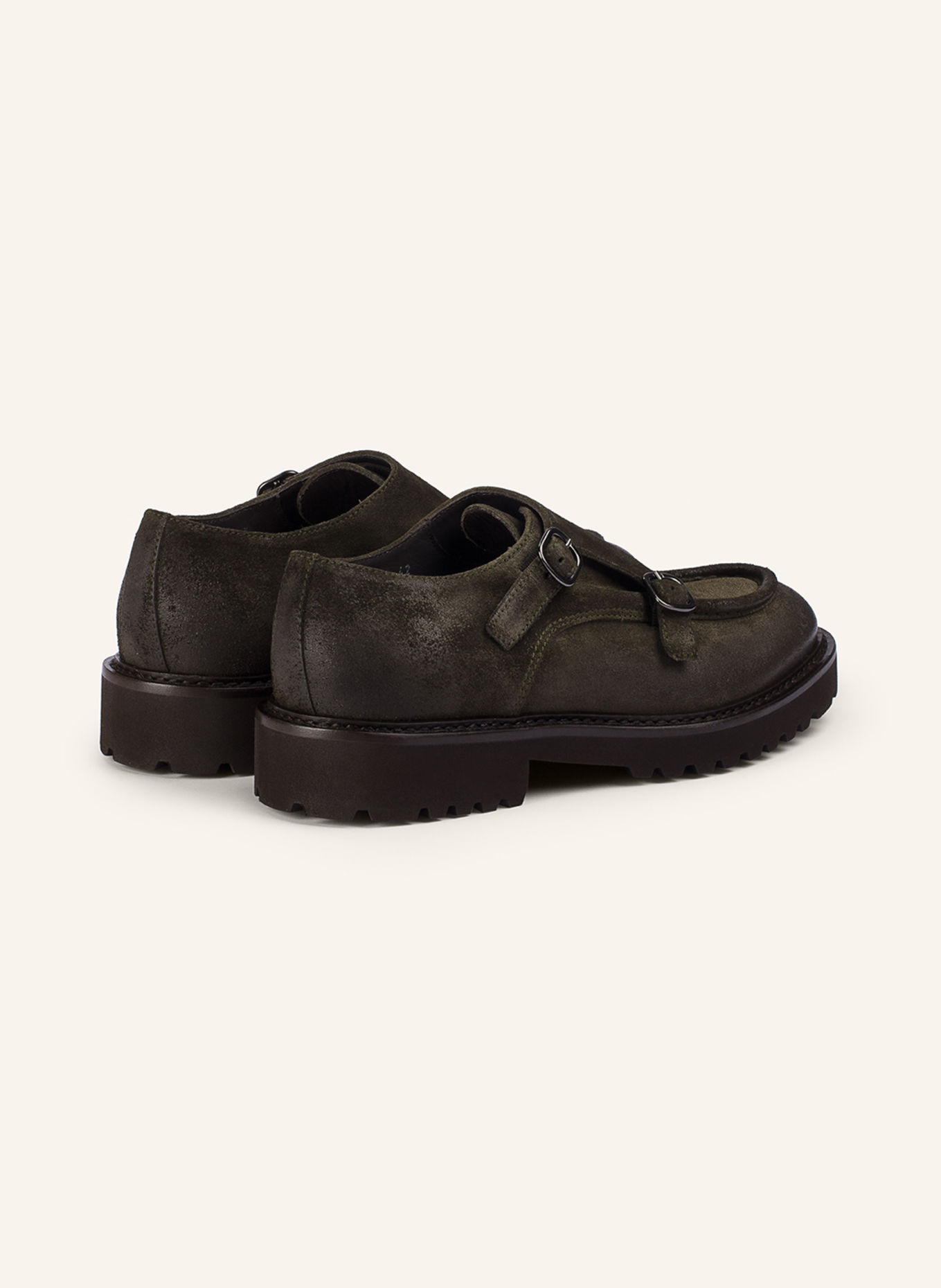 DOUCAL'S Schnürschuhe PHILADELPHIA: GRÜN / DUNKELGRÜN