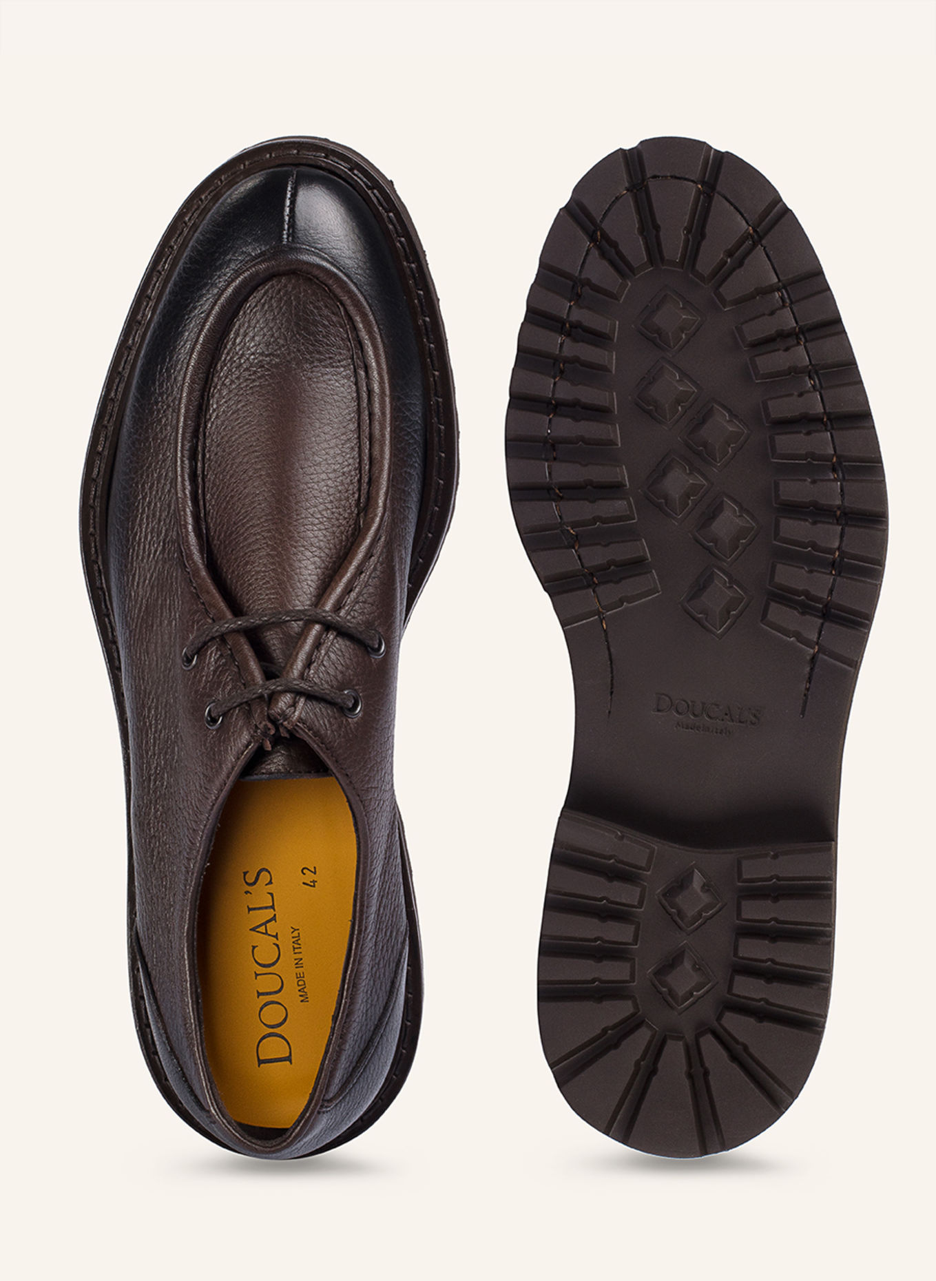 DOUCAL'S Schnürschuhe PHILADELPHIA: BRAUN