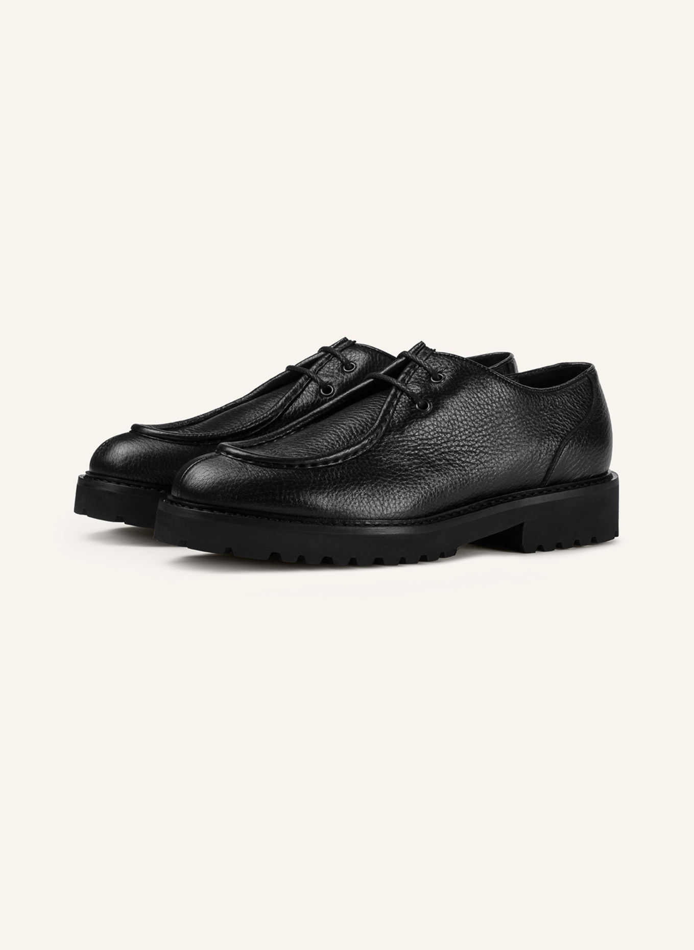 DOUCAL'S Schnürschuhe PHILADELPHIA: SCHWARZ