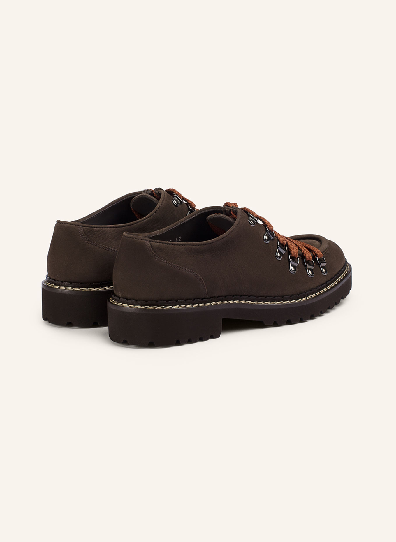 DOUCAL'S Schnürschuhe PHILADELPHIA: BRAUN / DUNKELBRAUN
