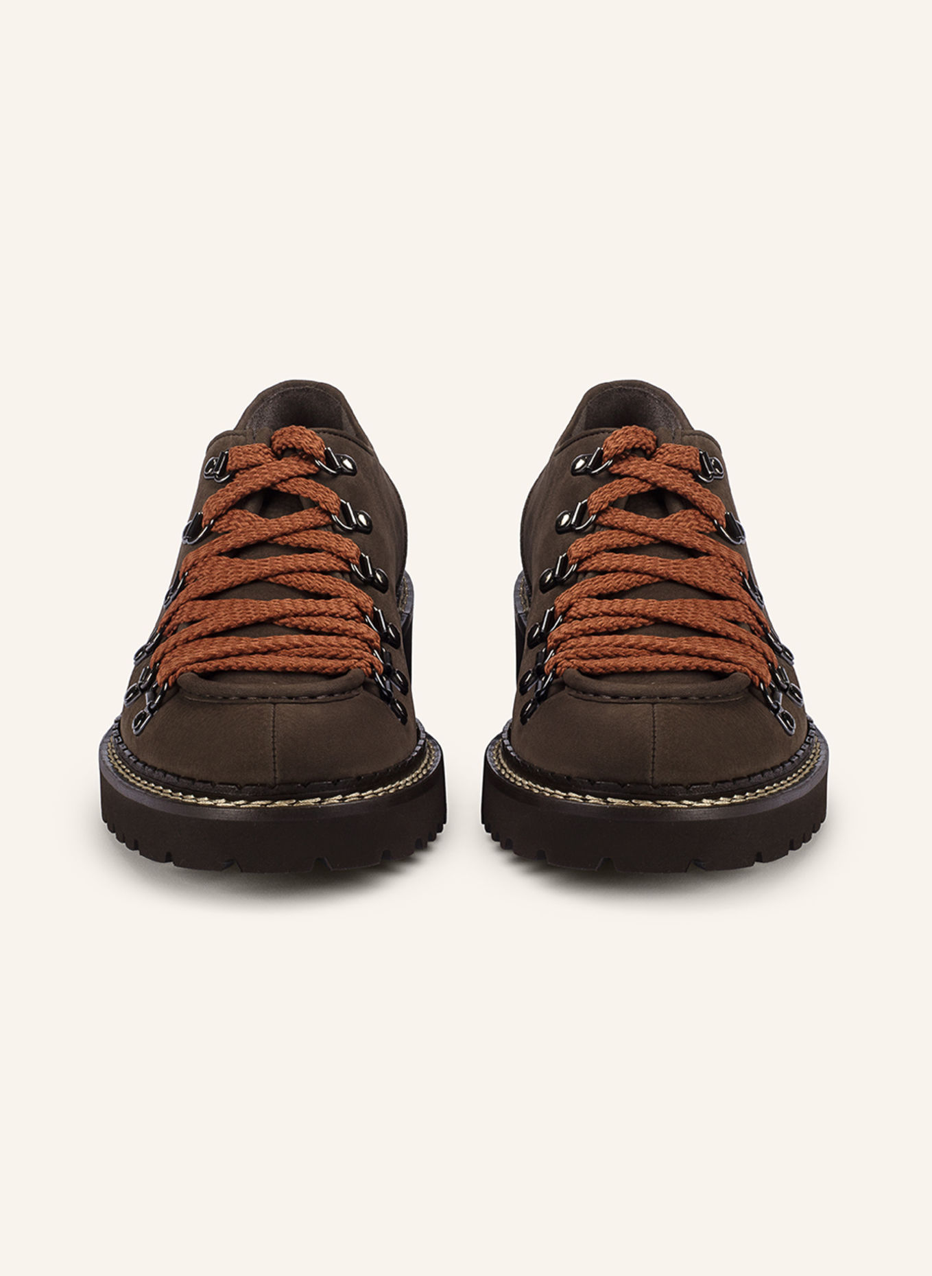 DOUCAL'S Schnürschuhe PHILADELPHIA: BRAUN / DUNKELBRAUN
