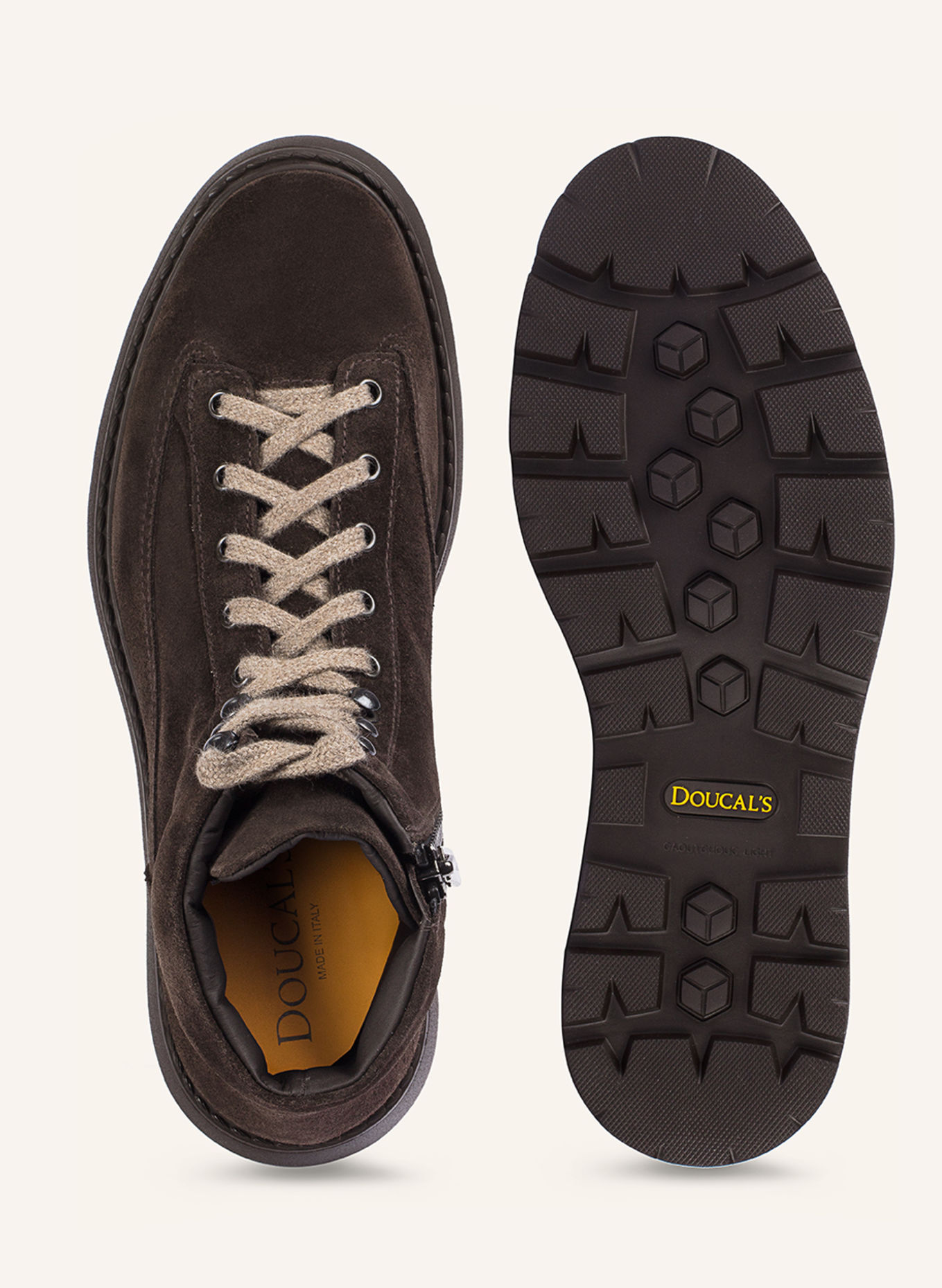 DOUCAL'S Stiefeletten GOTEBORG: DUNKELBRAUN / BRAUN