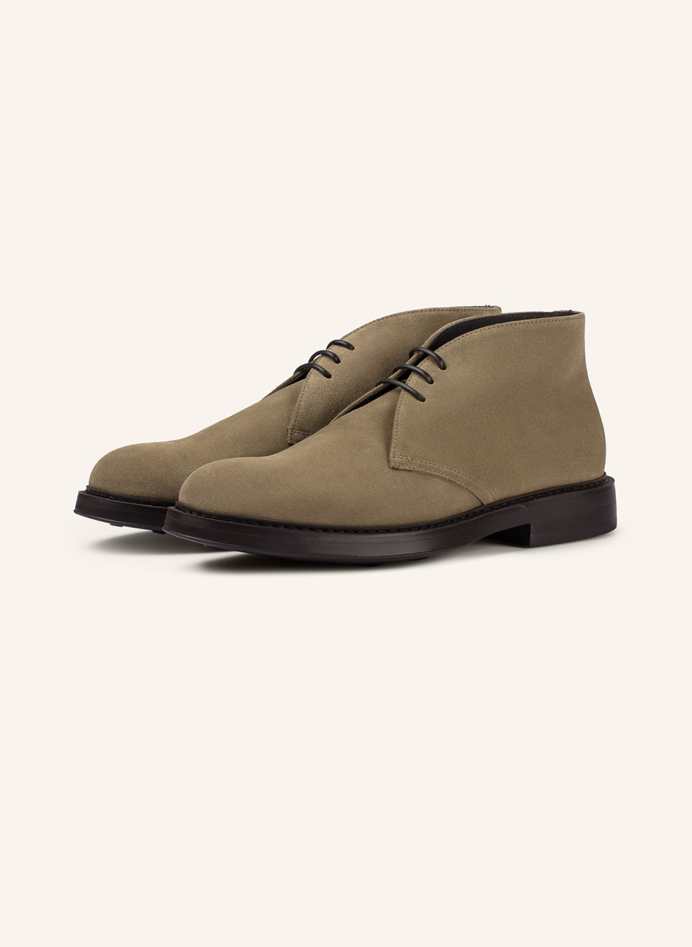 DOUCAL'S Stiefeletten BRUGE XL: BRAUN / HELLBRAUN