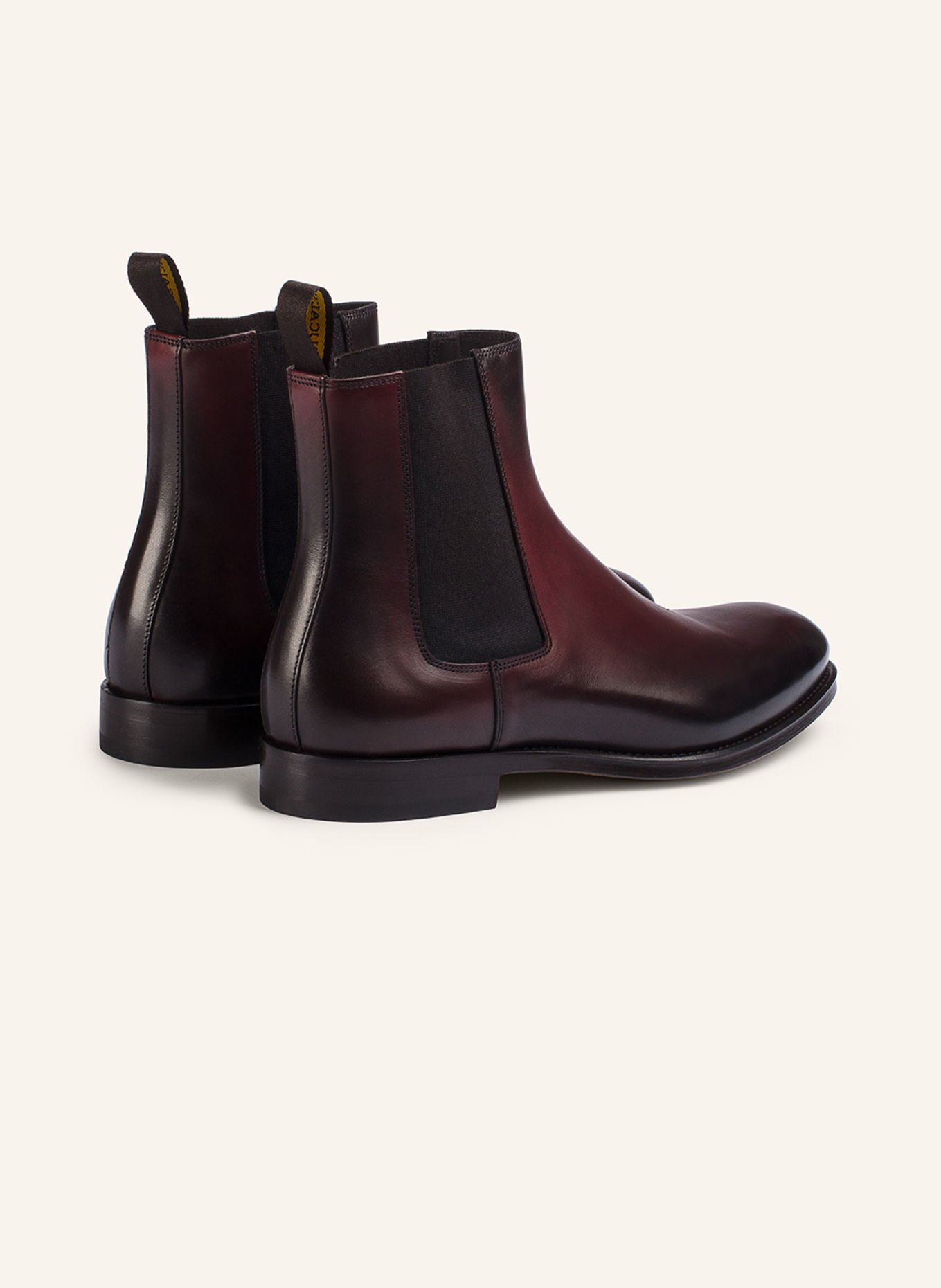 DOUCAL'S Stiefeletten ORVIETO: DUNKELROT / ROT / COGNAC