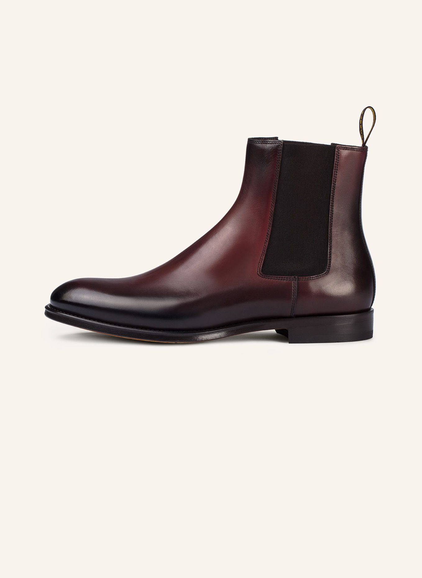 DOUCAL'S Stiefeletten ORVIETO: DUNKELROT / ROT / COGNAC