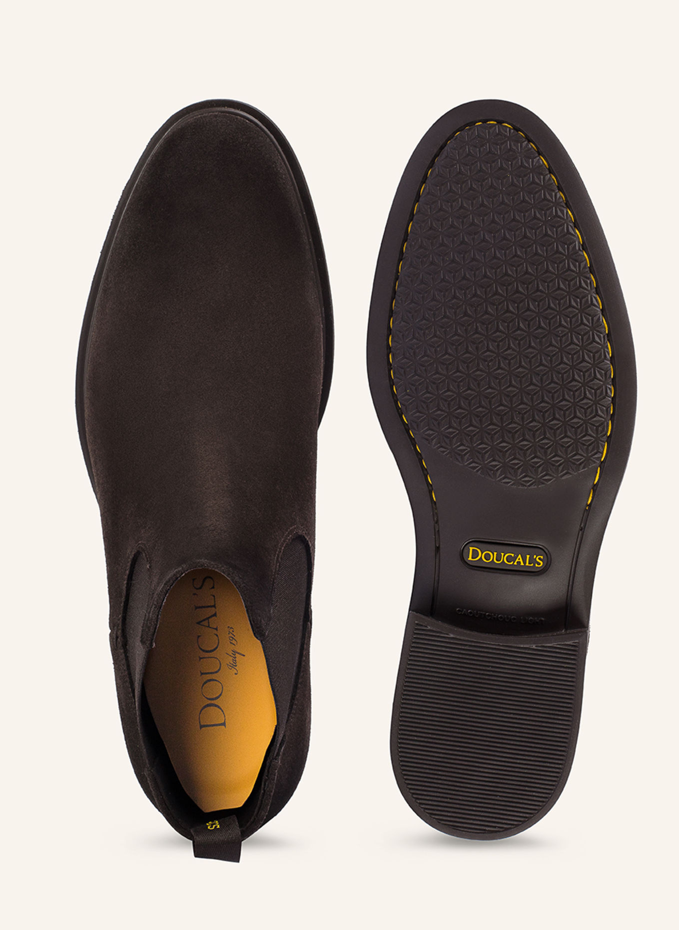 DOUCAL'S Stiefeletten MARCELLO: DUNKELBRAUN / BRAUN
