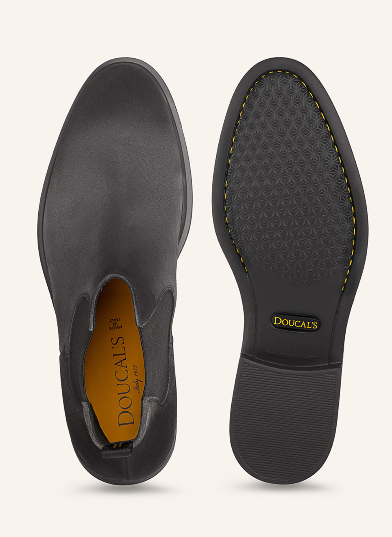 DOUCAL'S Stiefeletten MARCELLO: DUNKELGRAU / GRAU