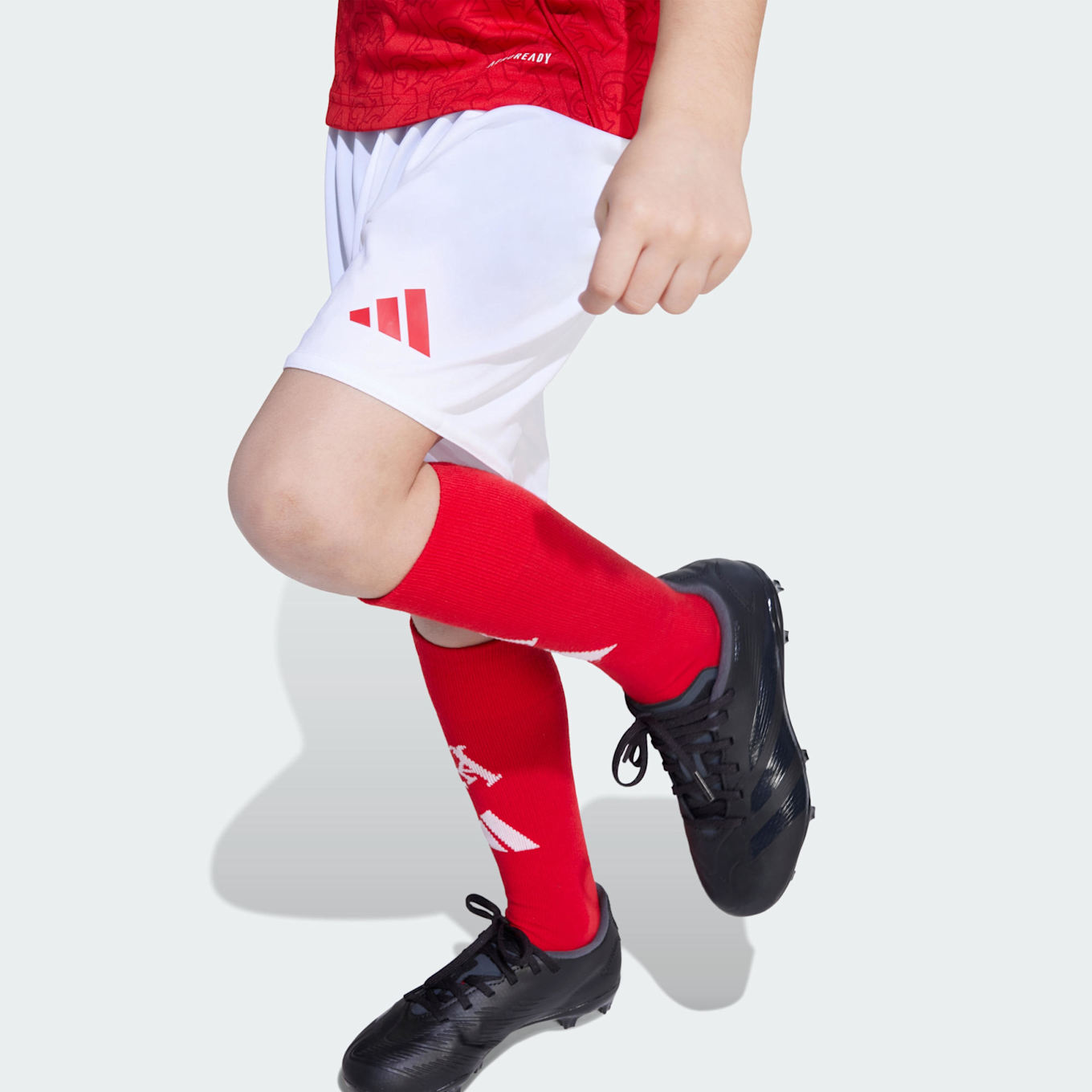 adidas FC Arsenal 25/26 Kids Mini-Heimausrüstung: ROT/ WEISS