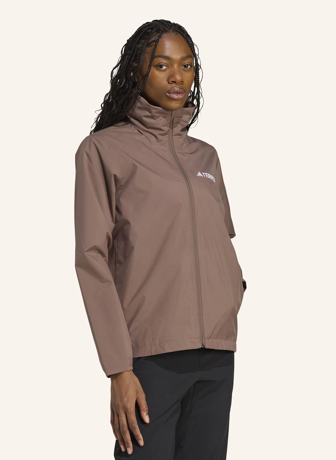 adidas TERREX Regenjacke MULTI ESSENTIALS: BRAUN