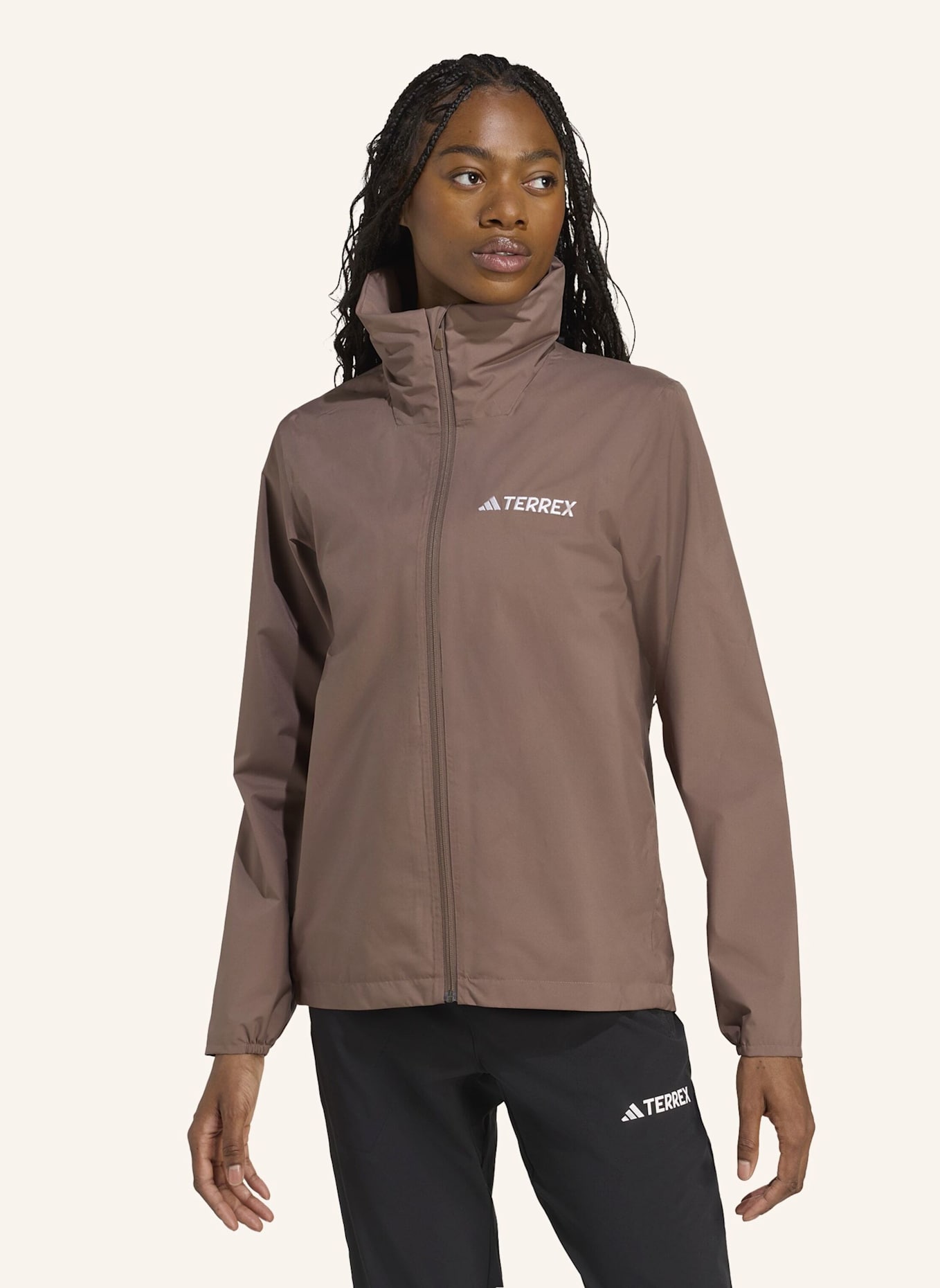 adidas TERREX Regenjacke MULTI ESSENTIALS: BRAUN