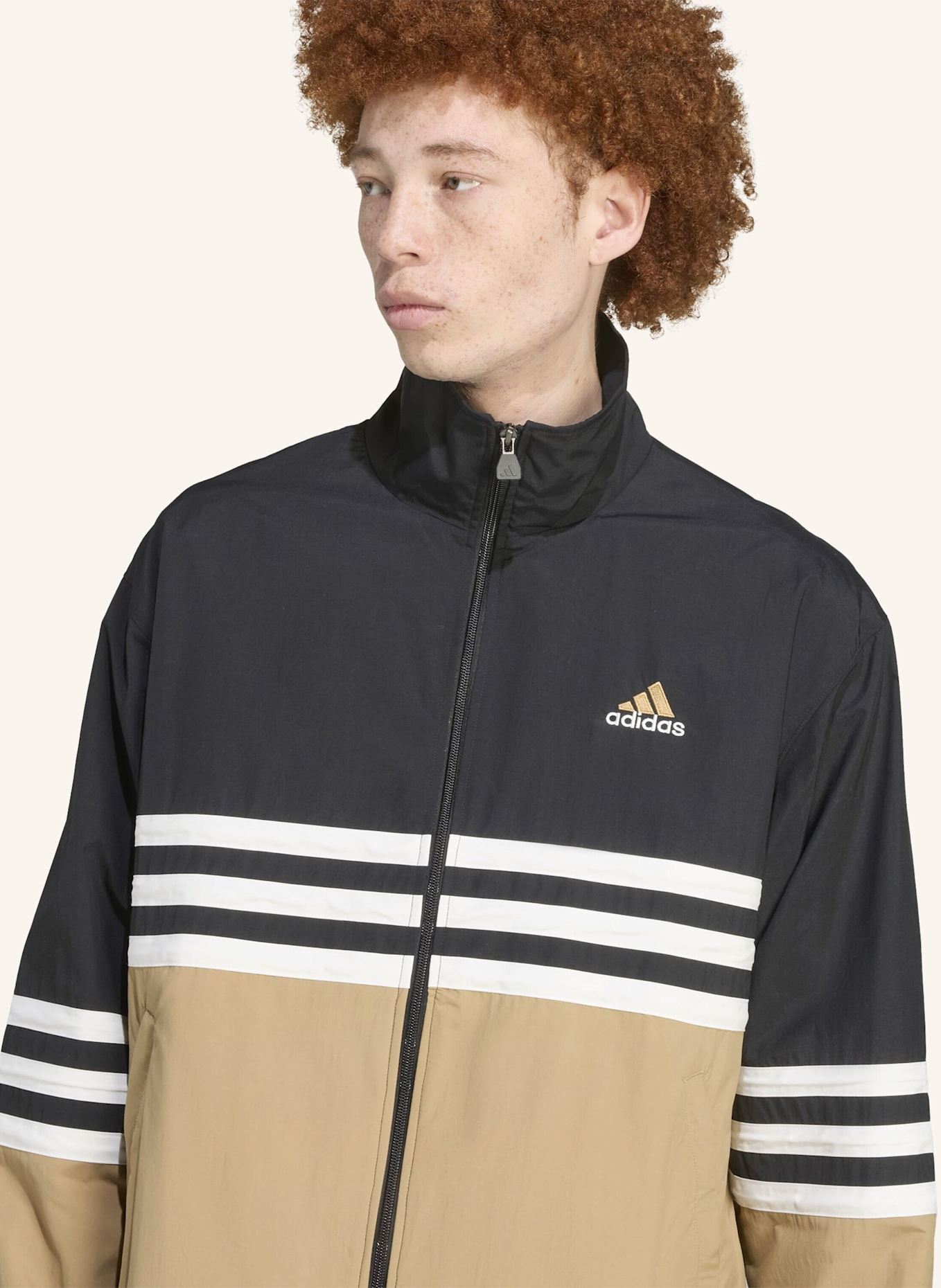 adidas Originals ARCHIVE TRAININGSJACKE: SCHWARZ/ BRAUN