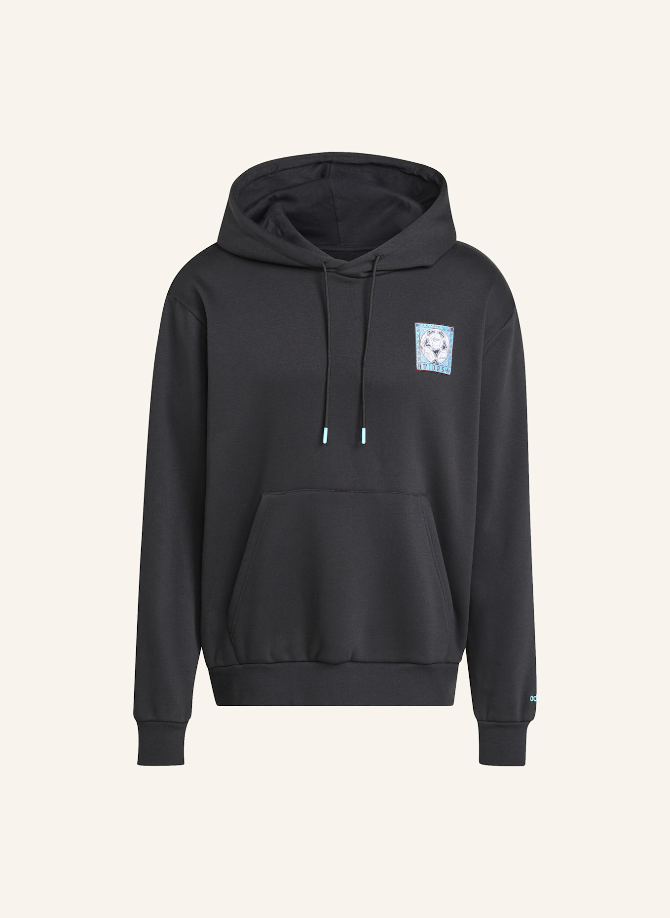 adidas Originals GRAPHIC HOODIE: SCHWARZ