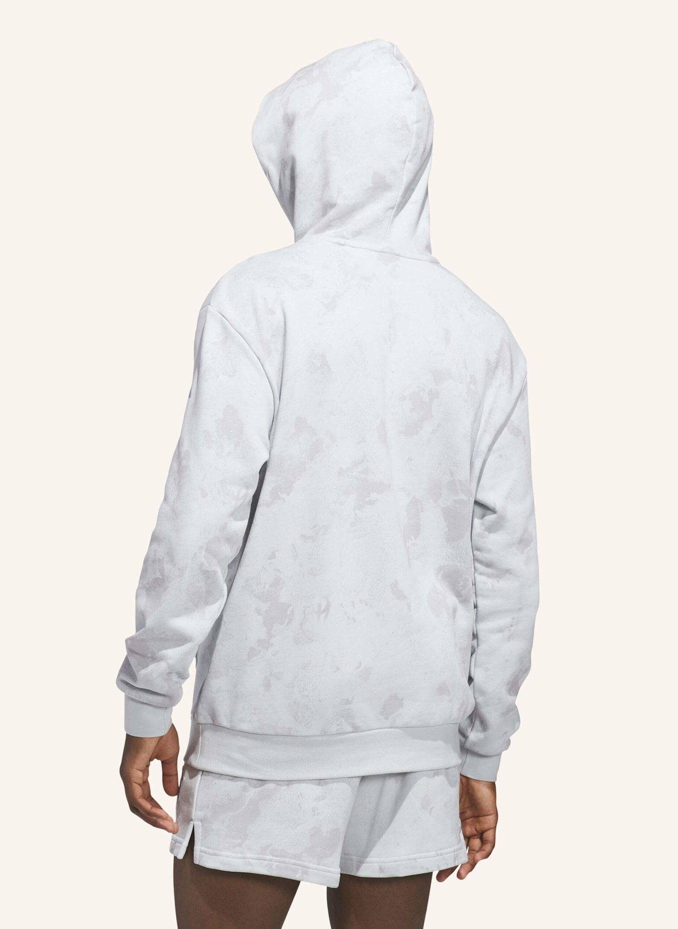 adidas MAHOMES ICED TIME FRENCH TERRY KAPUZENJACKE: GRAU