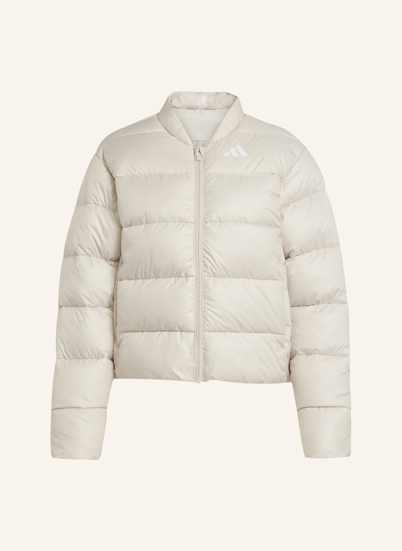 adidas ESSENTIALS CLIMAWARM KUNSTDAUNEN PUFFER JACKE: BEIGE