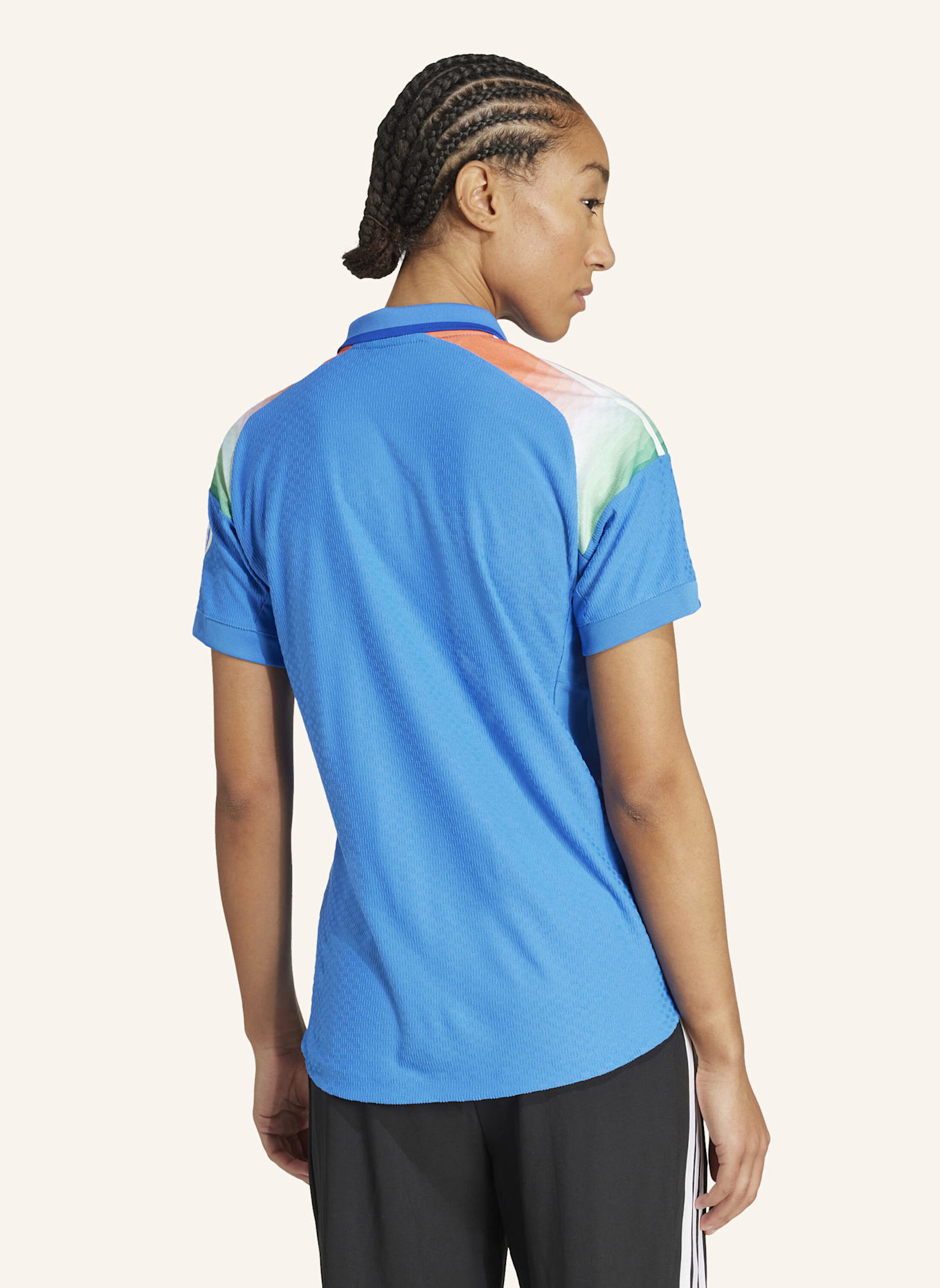 adidas INDIEN CRICKET ONE DAY INTERNATIONAL TRIKOT: BLAU