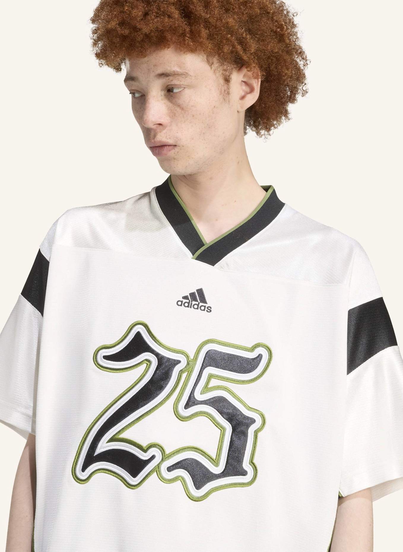 adidas Originals FUSSBALLTRIKOT: WEISS/ SCHWARZ