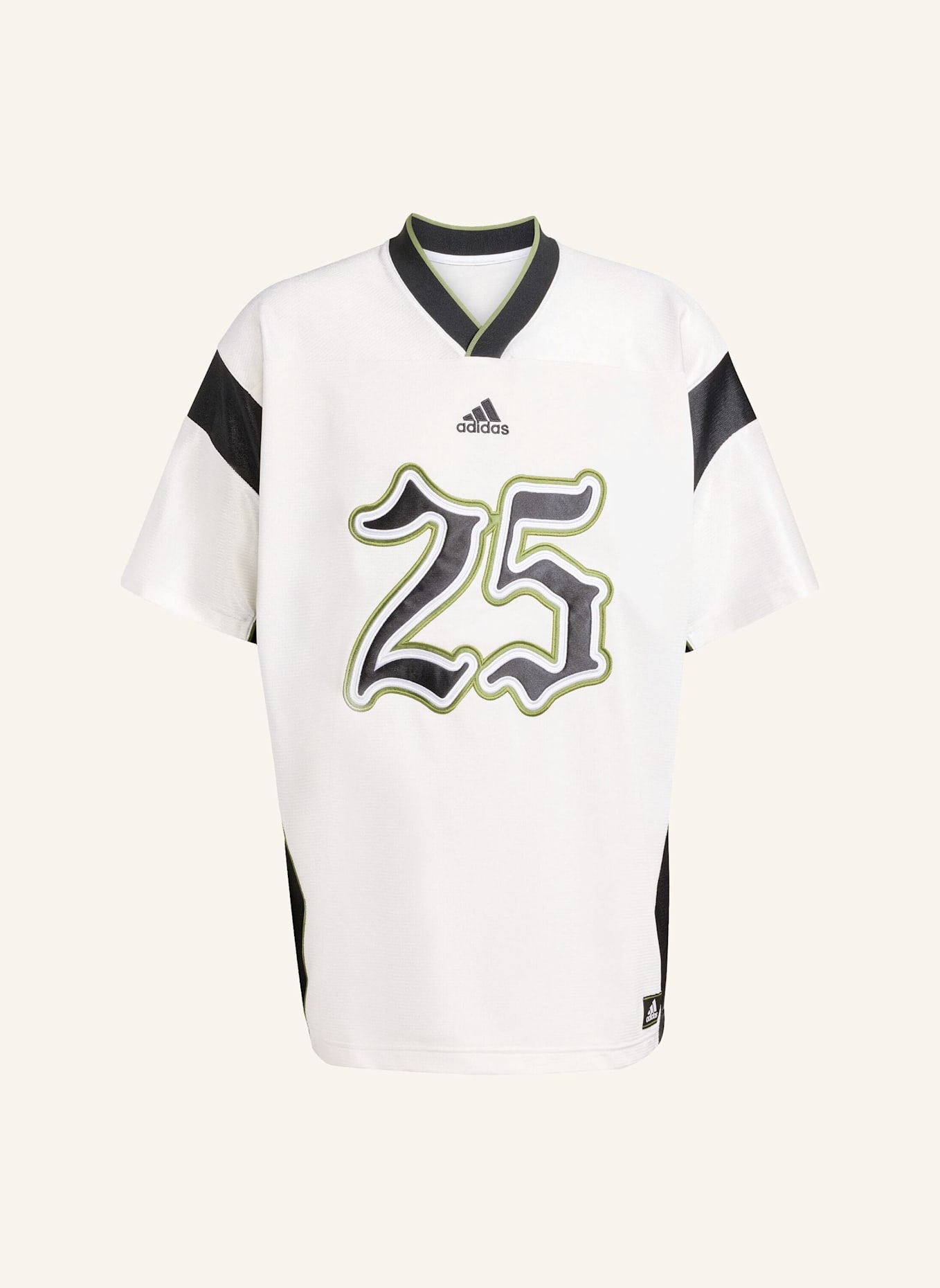 adidas Originals FUSSBALLTRIKOT: WEISS/ SCHWARZ