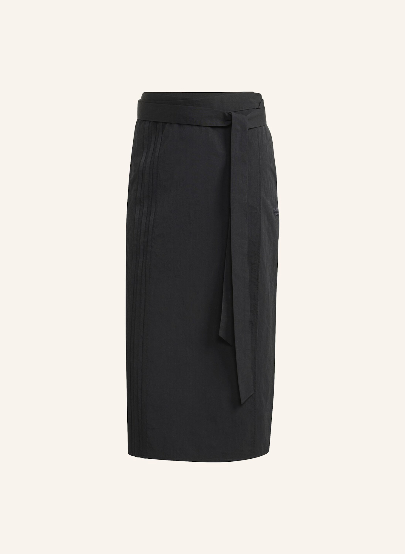 adidas Originals OFF-PLACED 3-STREIFEN MAXIROCK: SCHWARZ