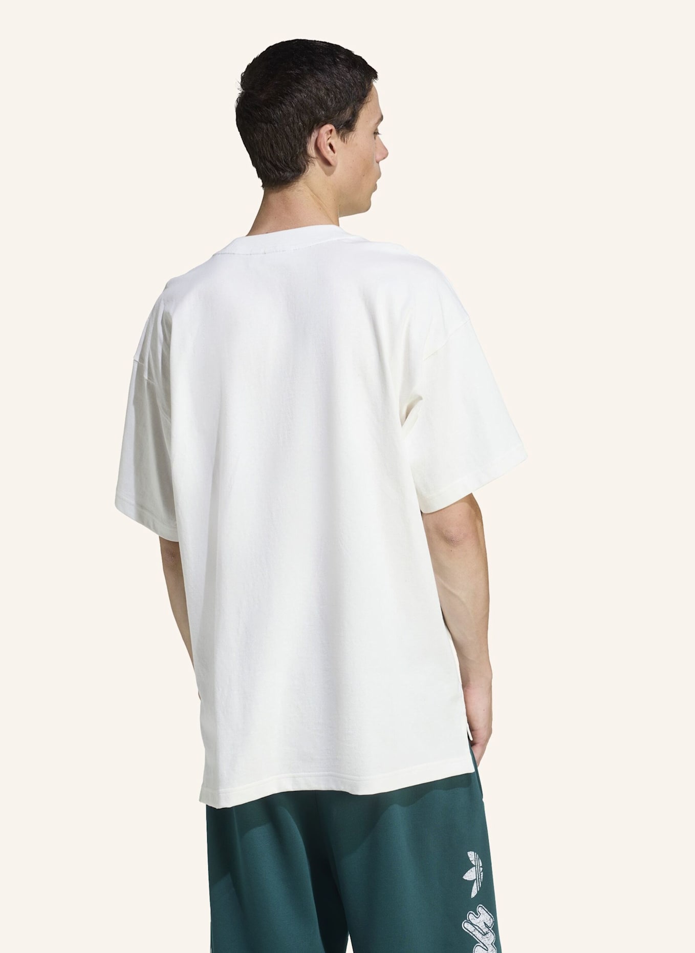 adidas Originals ADIDAS ORIGINALS & ALL BLACKS LOOSE GRAPHIC SS T-SHIRT: WEISS