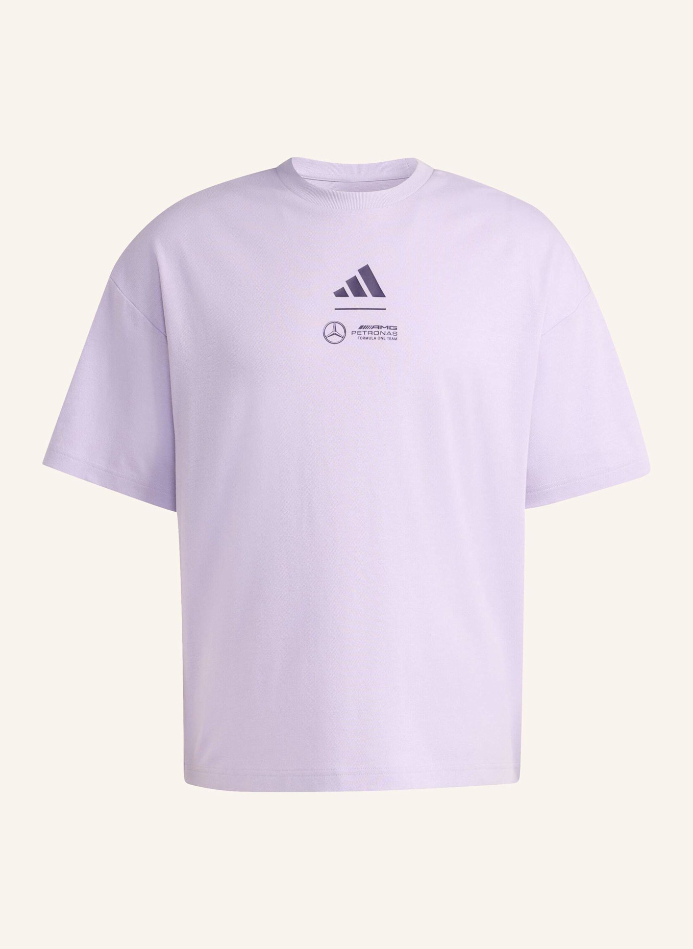 adidas T-Shirt MERCEDES - AMG PETRONAS FORMULA ONE TEAM PREMIUM WOVEN: HELLLILA
