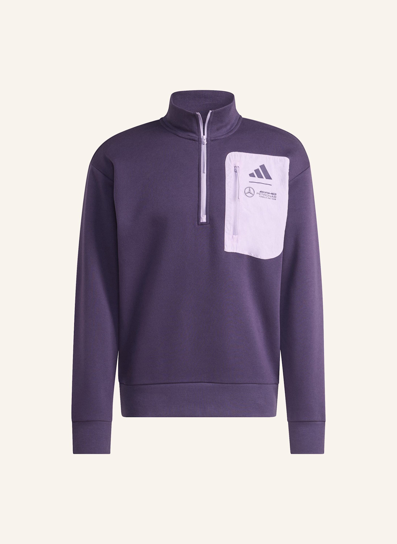adidas MERCEDES - AMG PETRONAS FORMULA ONE TEAM PREMIUM WOVEN OBERTEIL: LILA