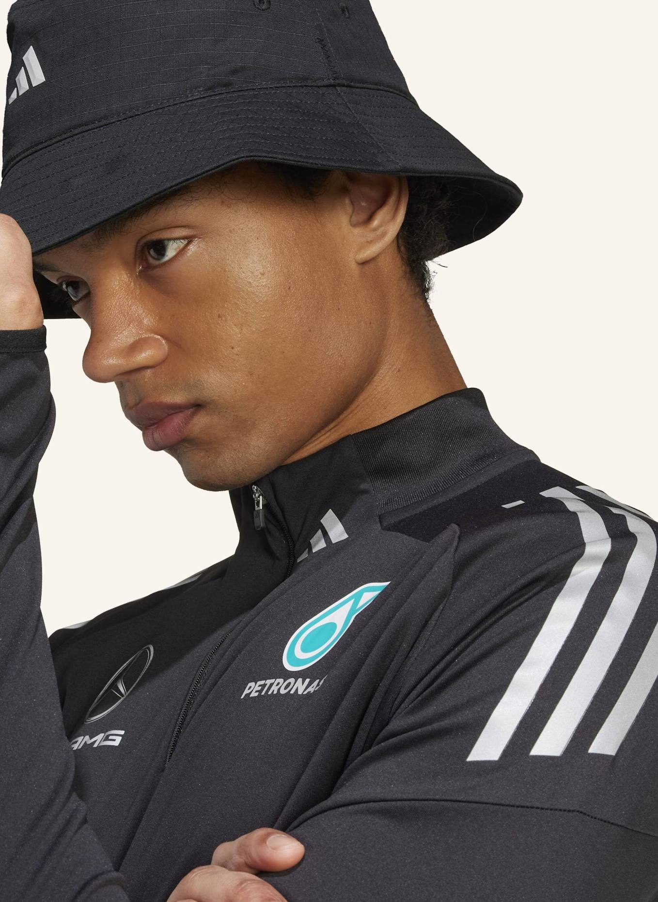adidas MERCEDES - AMG PETRONAS FORMULA ONE TEAM MECHANICS OBERTEIL: SCHWARZ/ SILBER