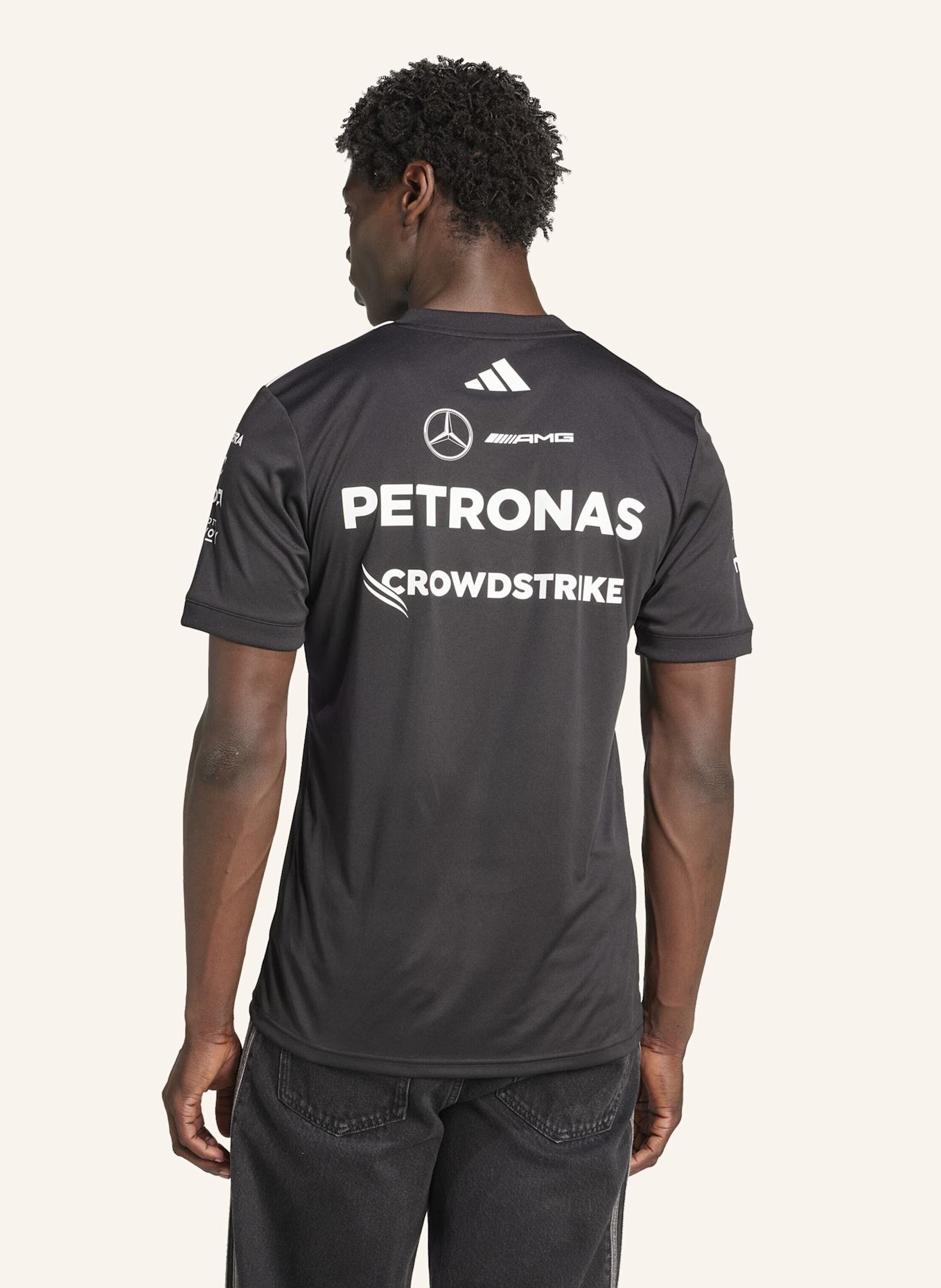 adidas MERCEDES - AMG PETRONAS FORMULA ONE TEAM DRIVER TRIKOT: SCHWARZ/ WEISS