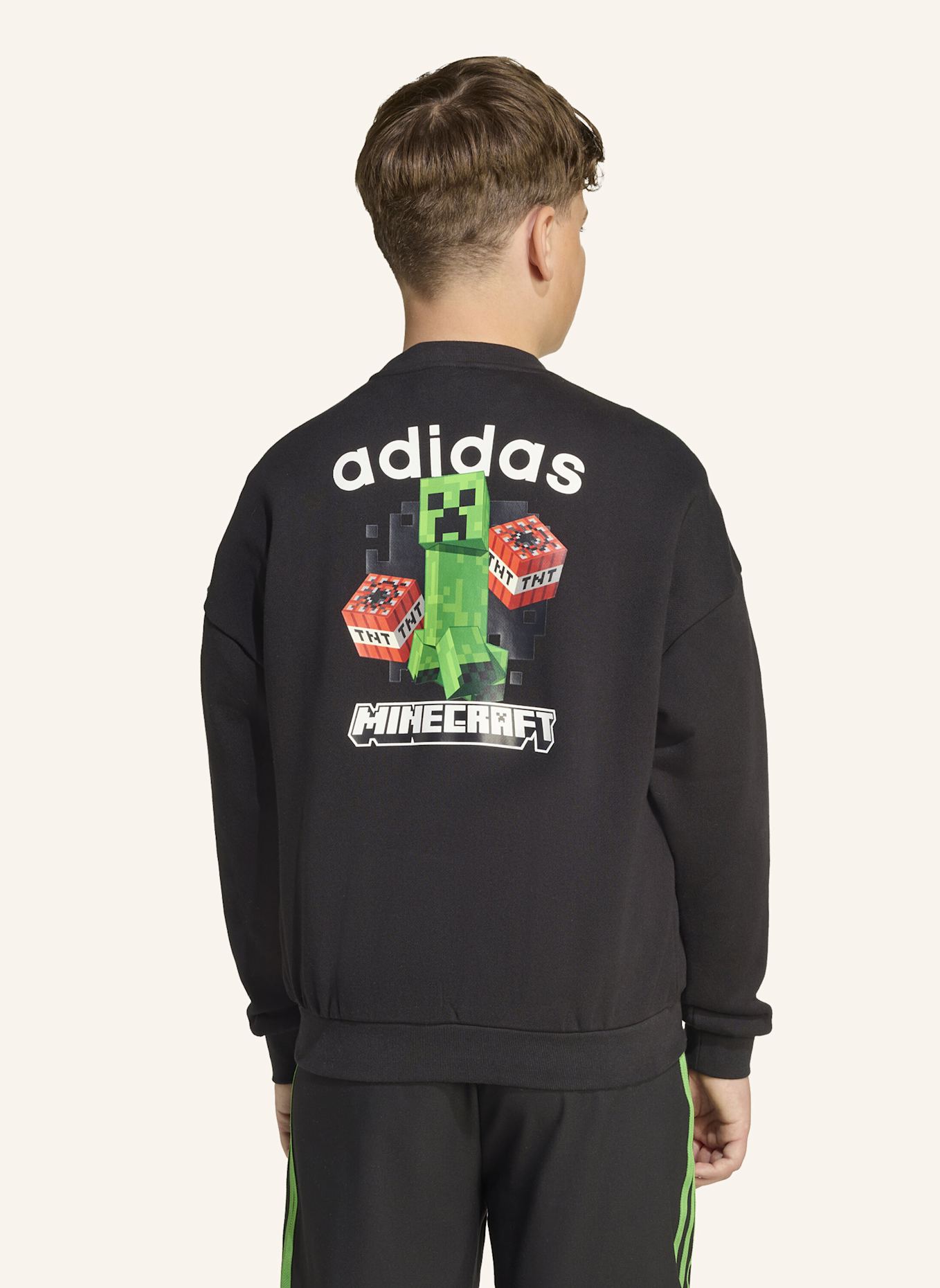 adidas Originals ADIDAS MINECRAFT KIDS SWEATSHIRT: SCHWARZ