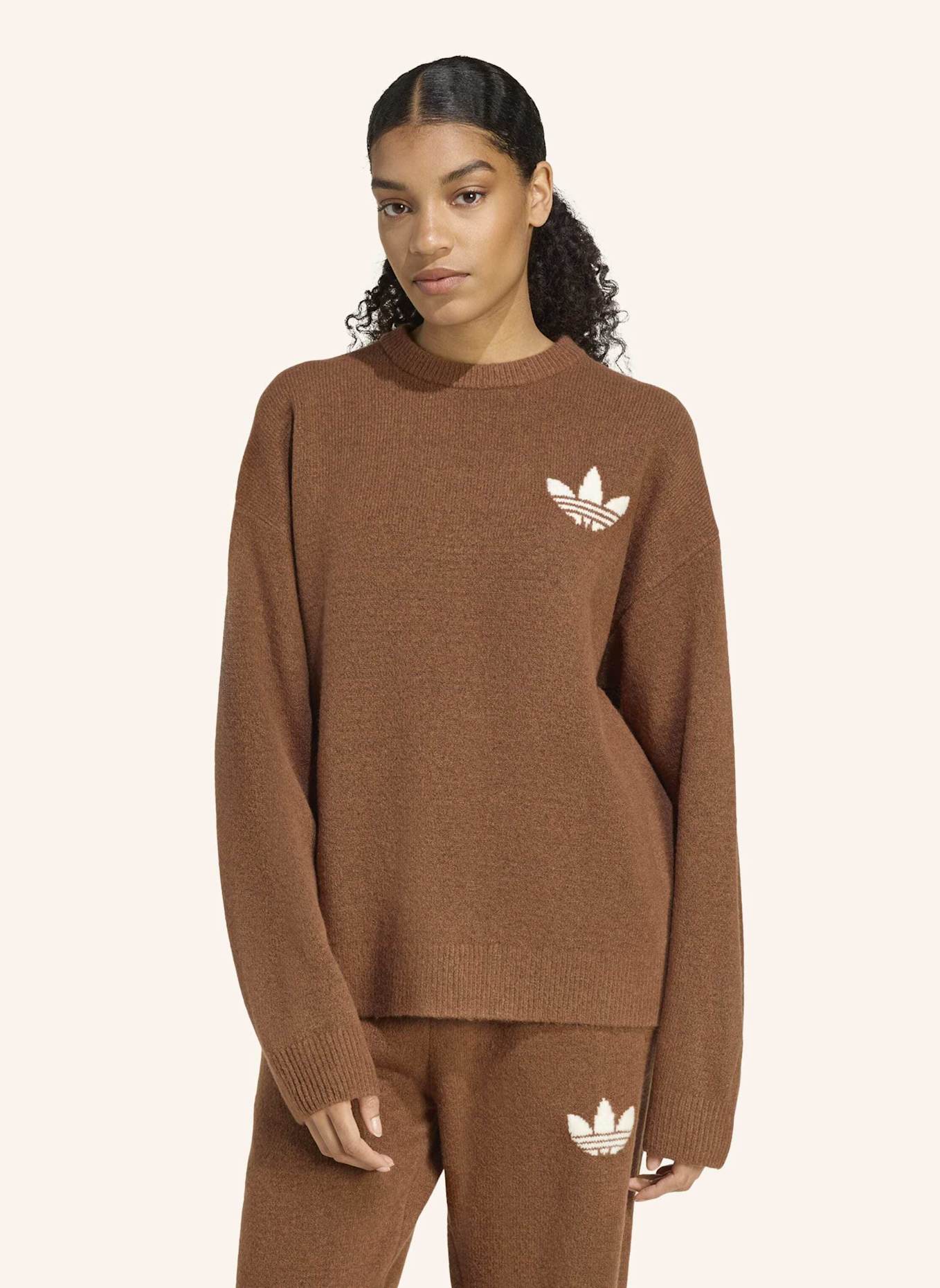 adidas Originals Pullover: BRAUN