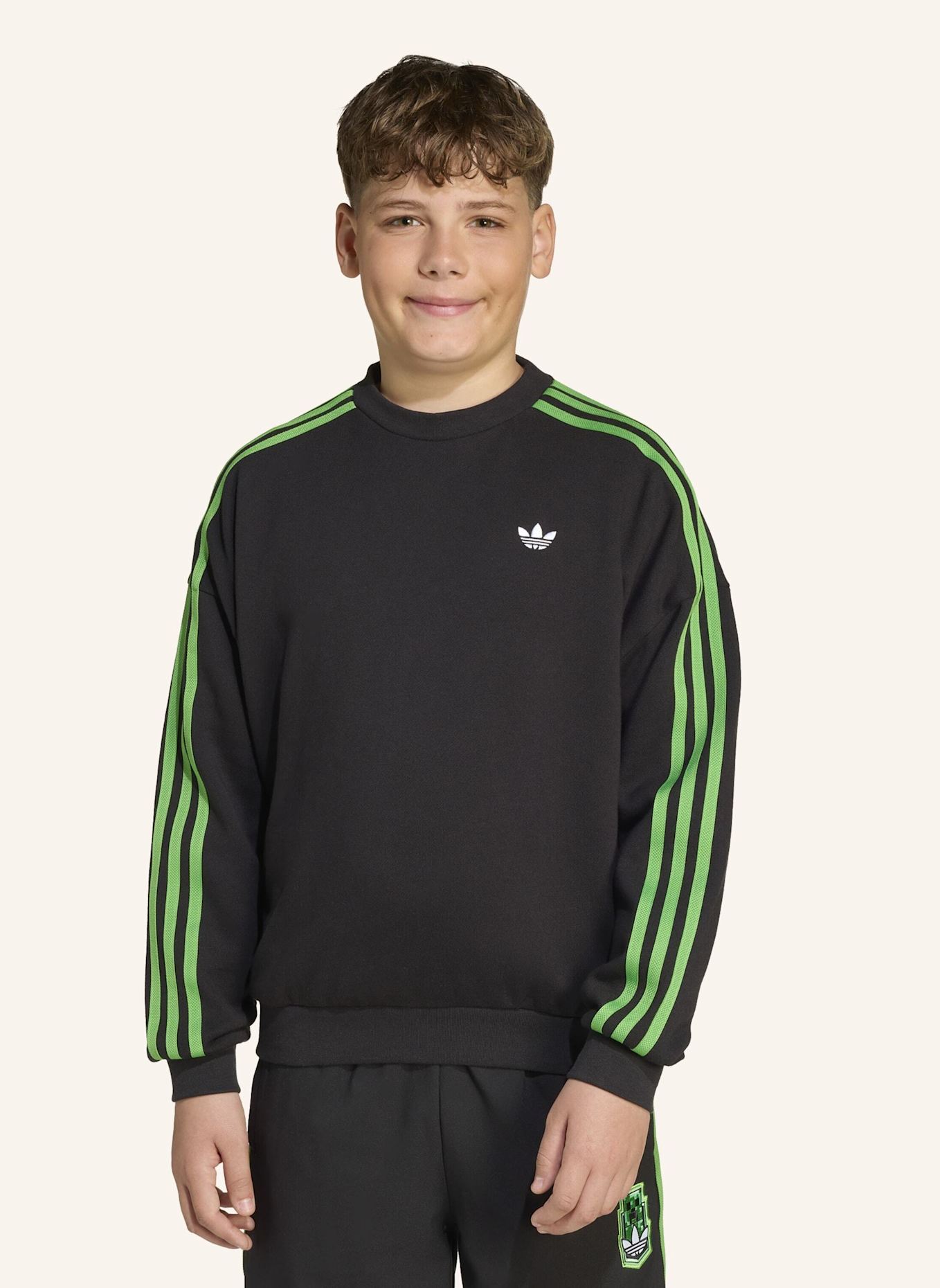 adidas Originals ADIDAS MINECRAFT KIDS SWEATSHIRT: SCHWARZ