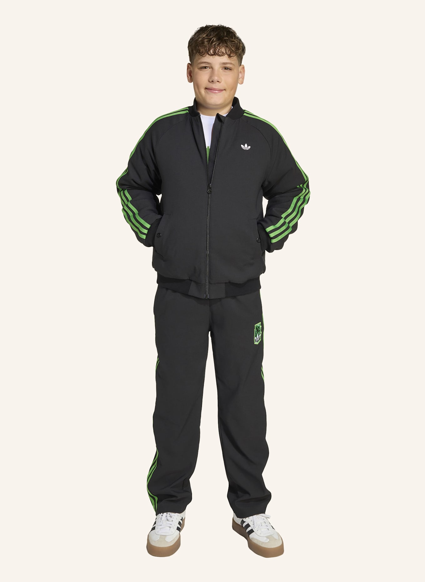 adidas Originals ADIDAS X MINECRAFT KIDS JACKE: SCHWARZ