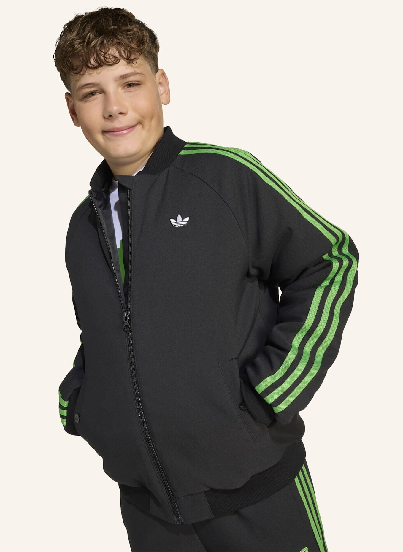 adidas Originals ADIDAS X MINECRAFT KIDS JACKE: SCHWARZ