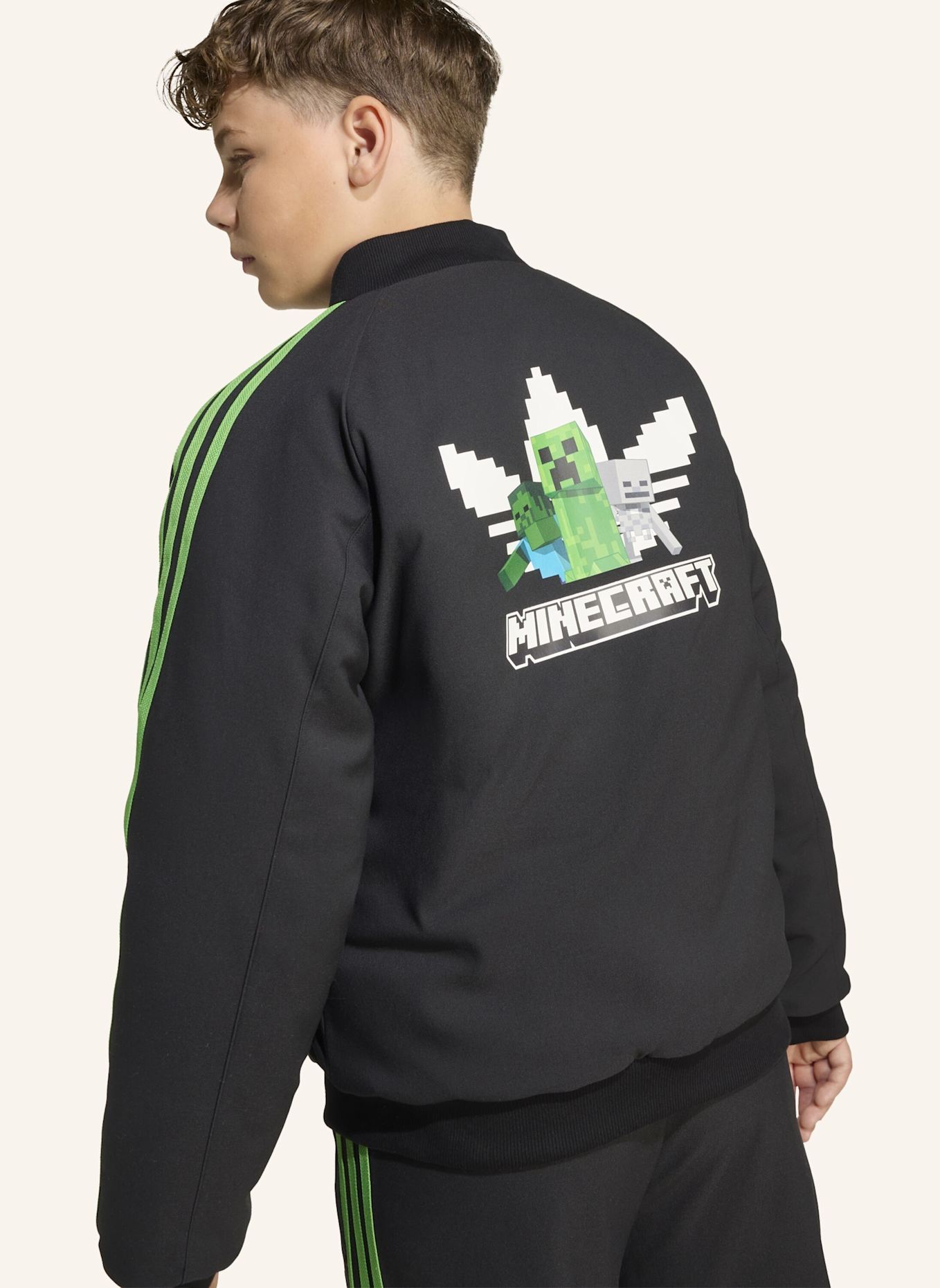 adidas Originals ADIDAS X MINECRAFT KIDS JACKE: SCHWARZ