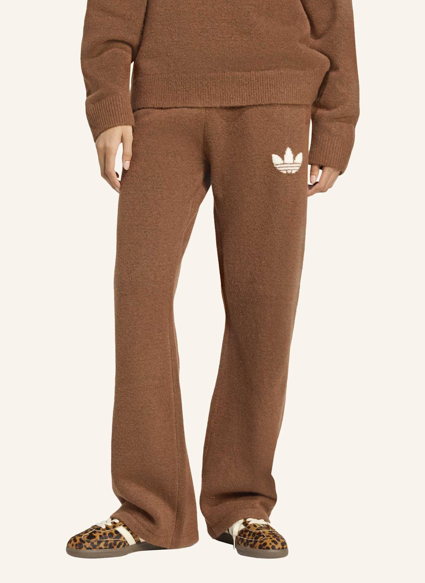 adidas Originals Strickhose im Jogging-Stil: BRAUN